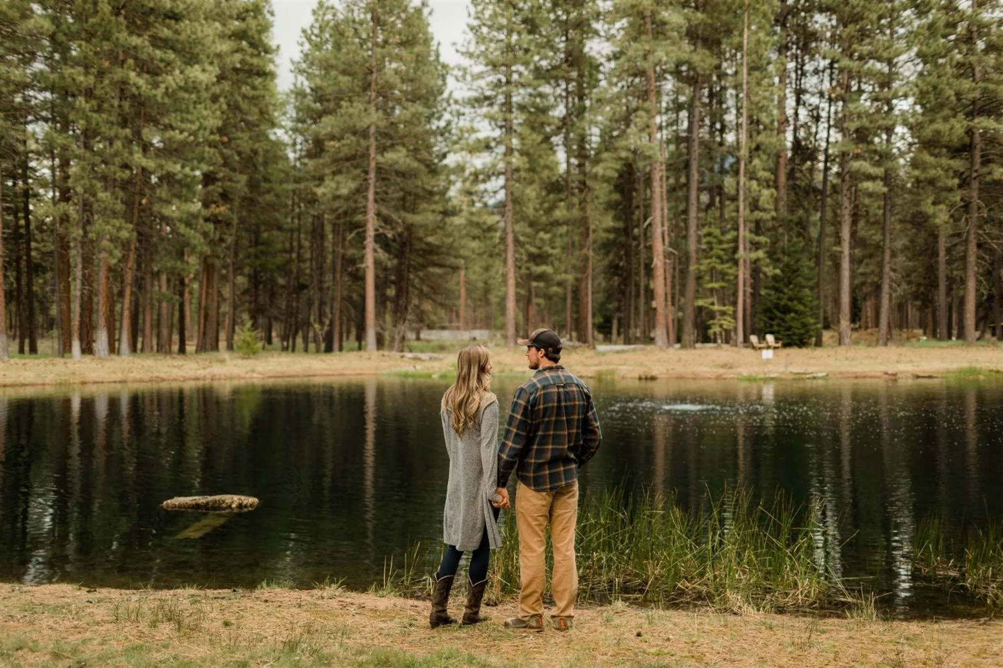 People in Lake Creek Lodge