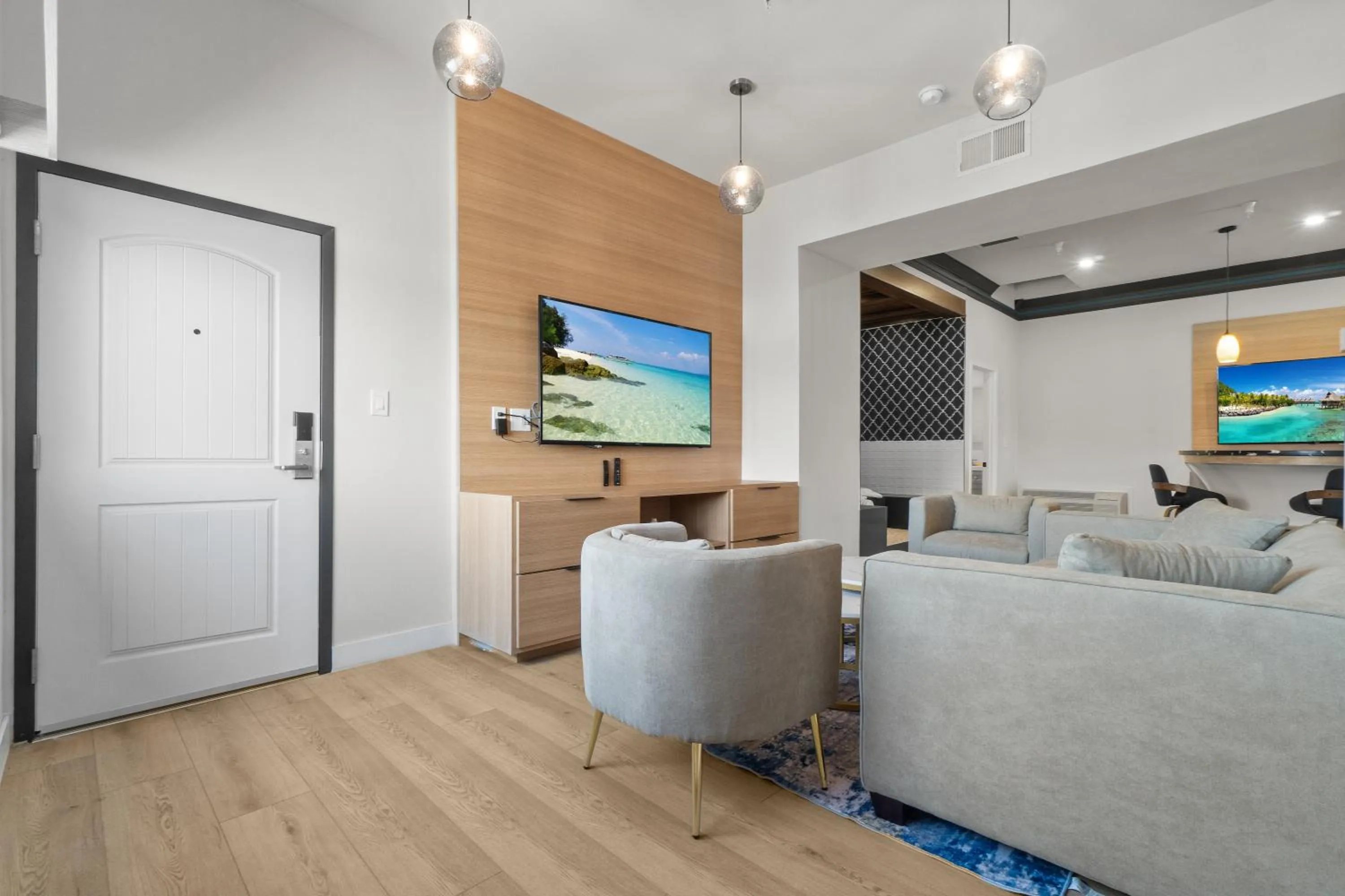 Living room in Aspire Inn Studios & Spas