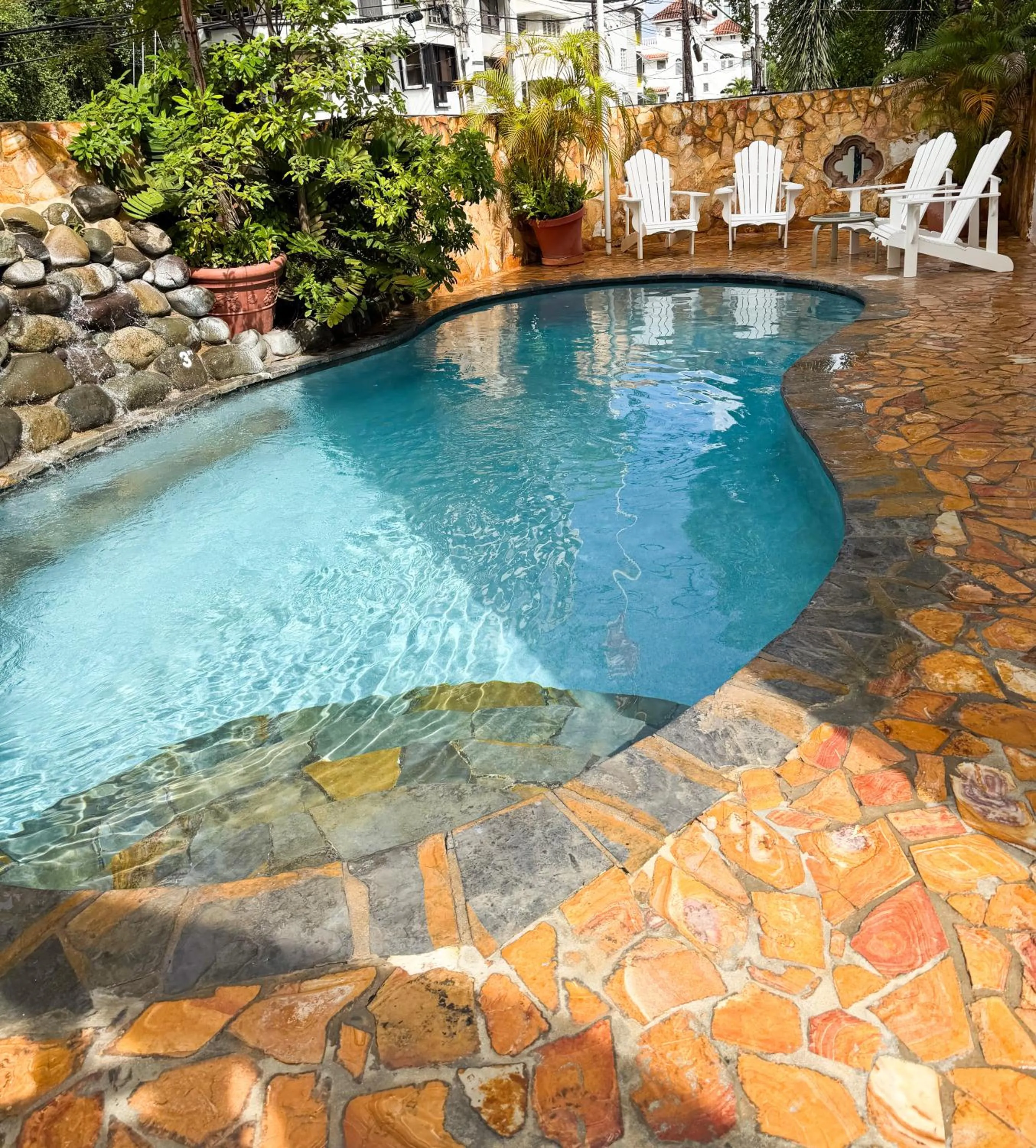 Swimming pool in At Wind Chimes Boutique Hotel