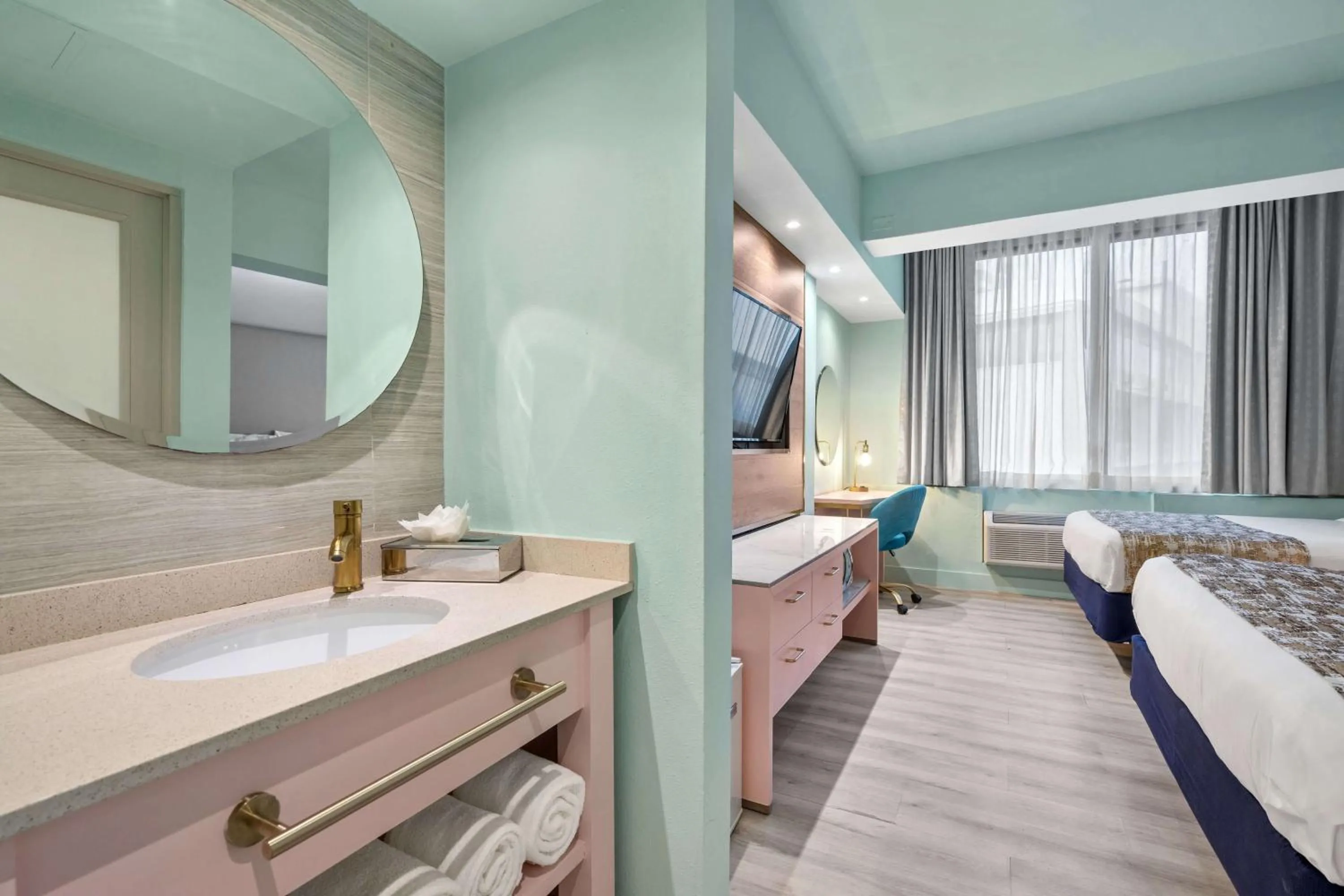 Bathroom, Bed in Abitta Condado