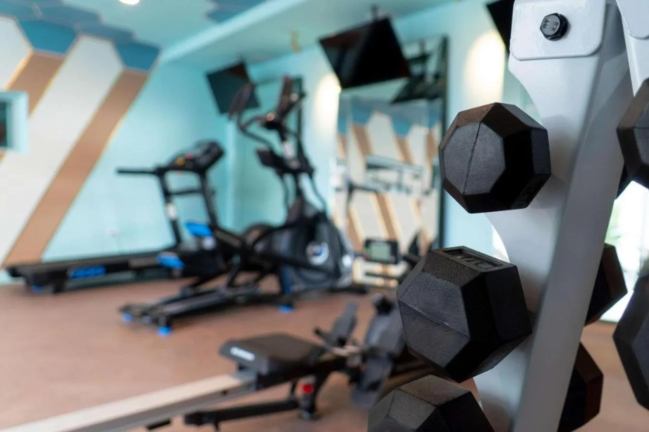 Fitness centre/facilities in Canario Lagoon Hotel