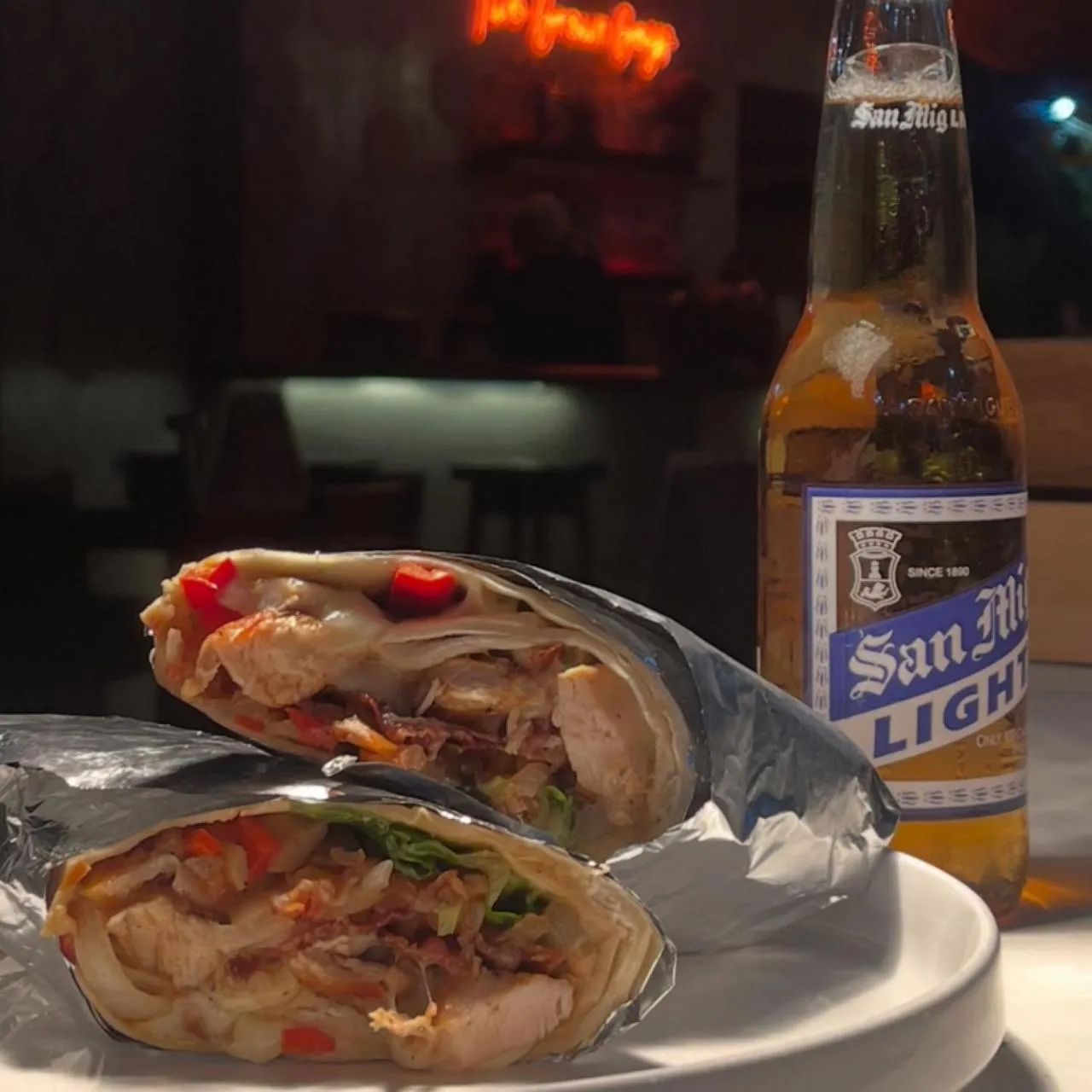 Food and drinks in Takbo Beach Resort