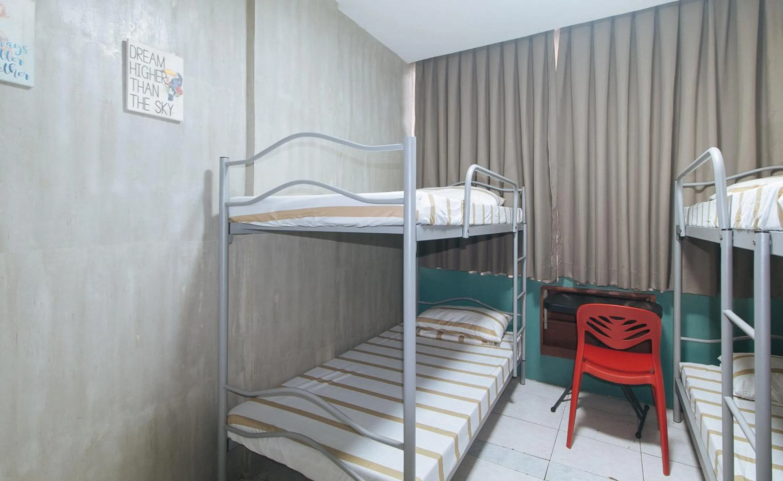 bunk bed, Bed in Rcee Place by RedDoorz