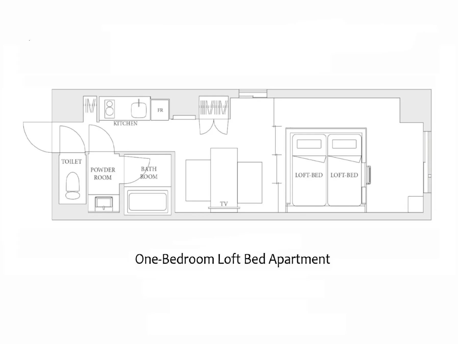 Floor plan in MIMARU Tokyo Ikebukuro