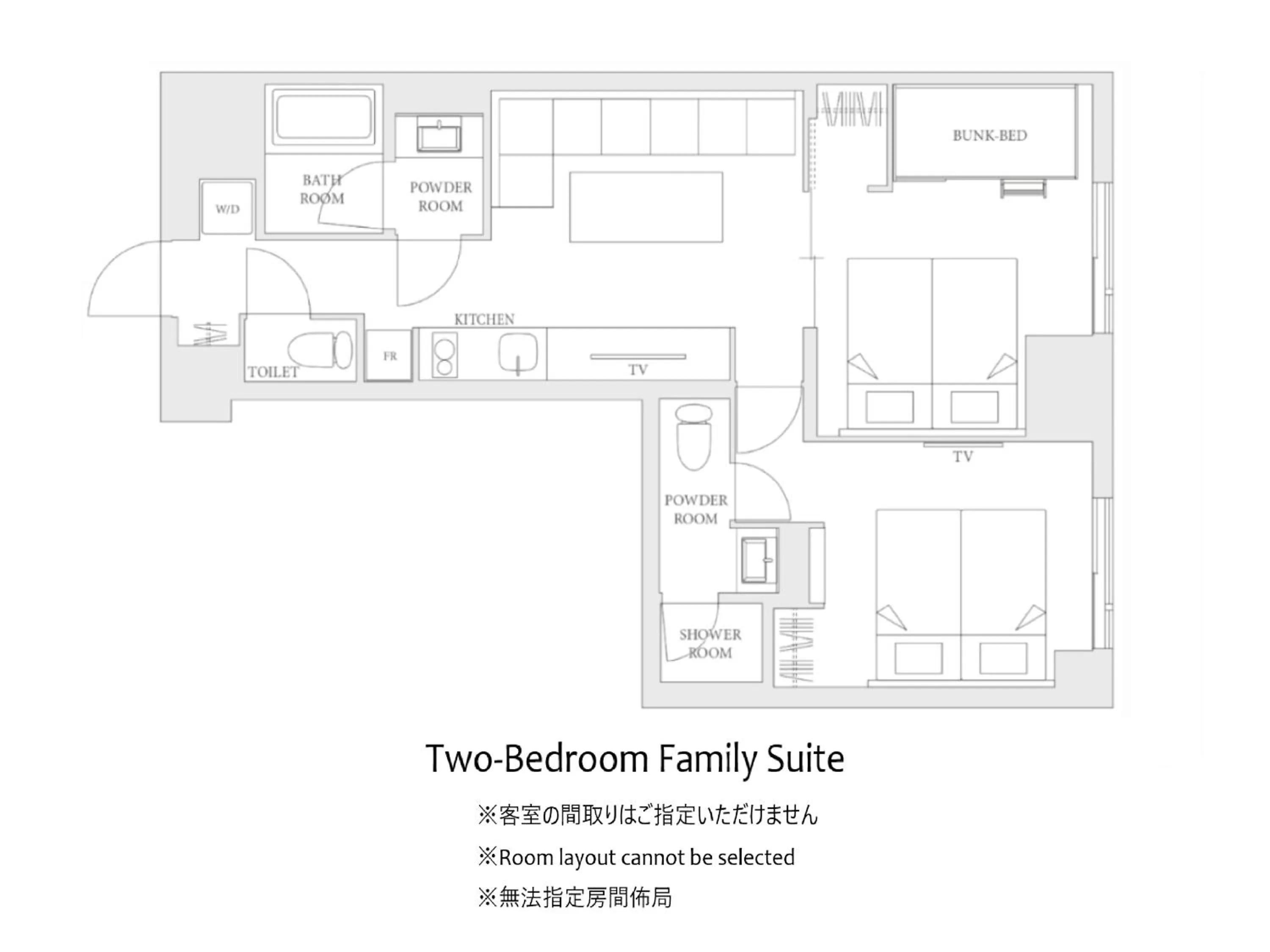 Floor plan in MIMARU Tokyo Ikebukuro