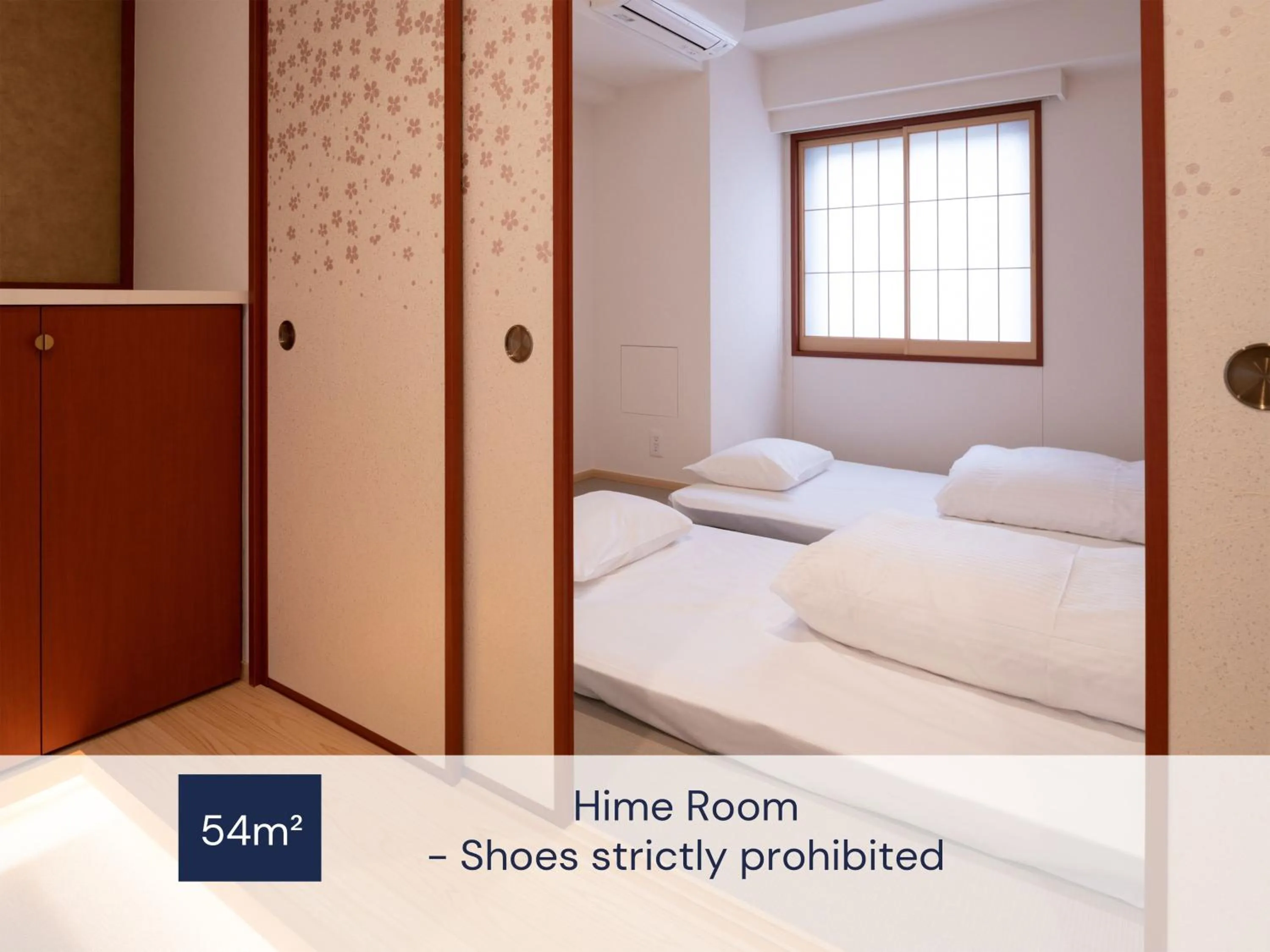 Photo of the whole room, Bed in MIMARU Osaka Shinsaibashi North