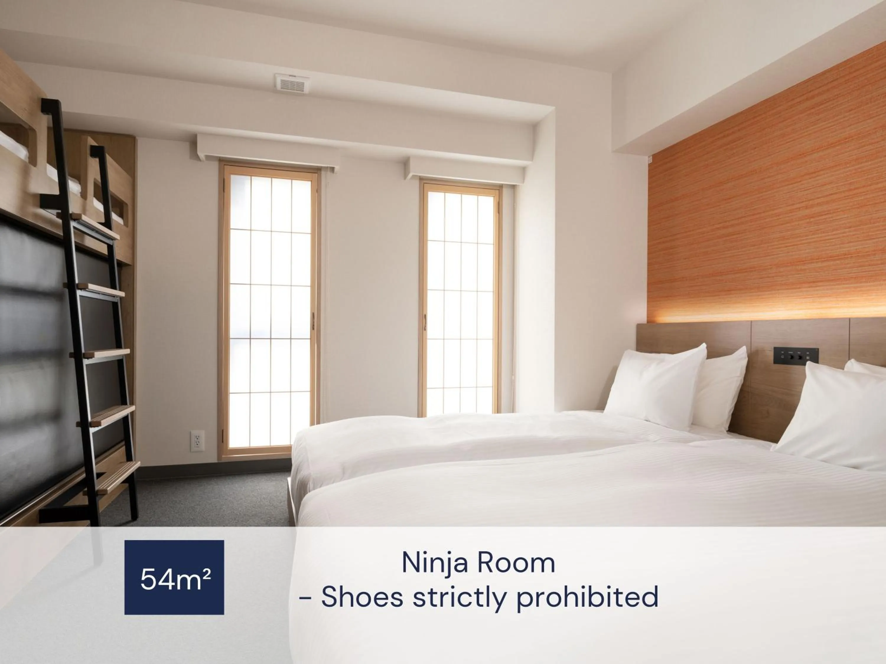 Photo of the whole room, Bed in MIMARU Osaka Shinsaibashi North