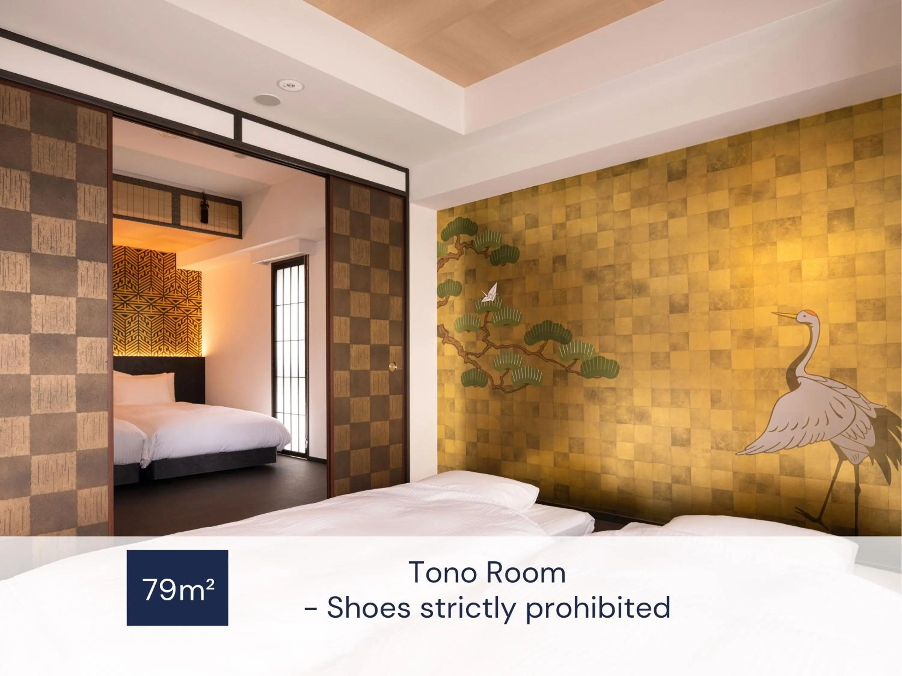 Photo of the whole room, Bed in MIMARU Osaka Shinsaibashi North