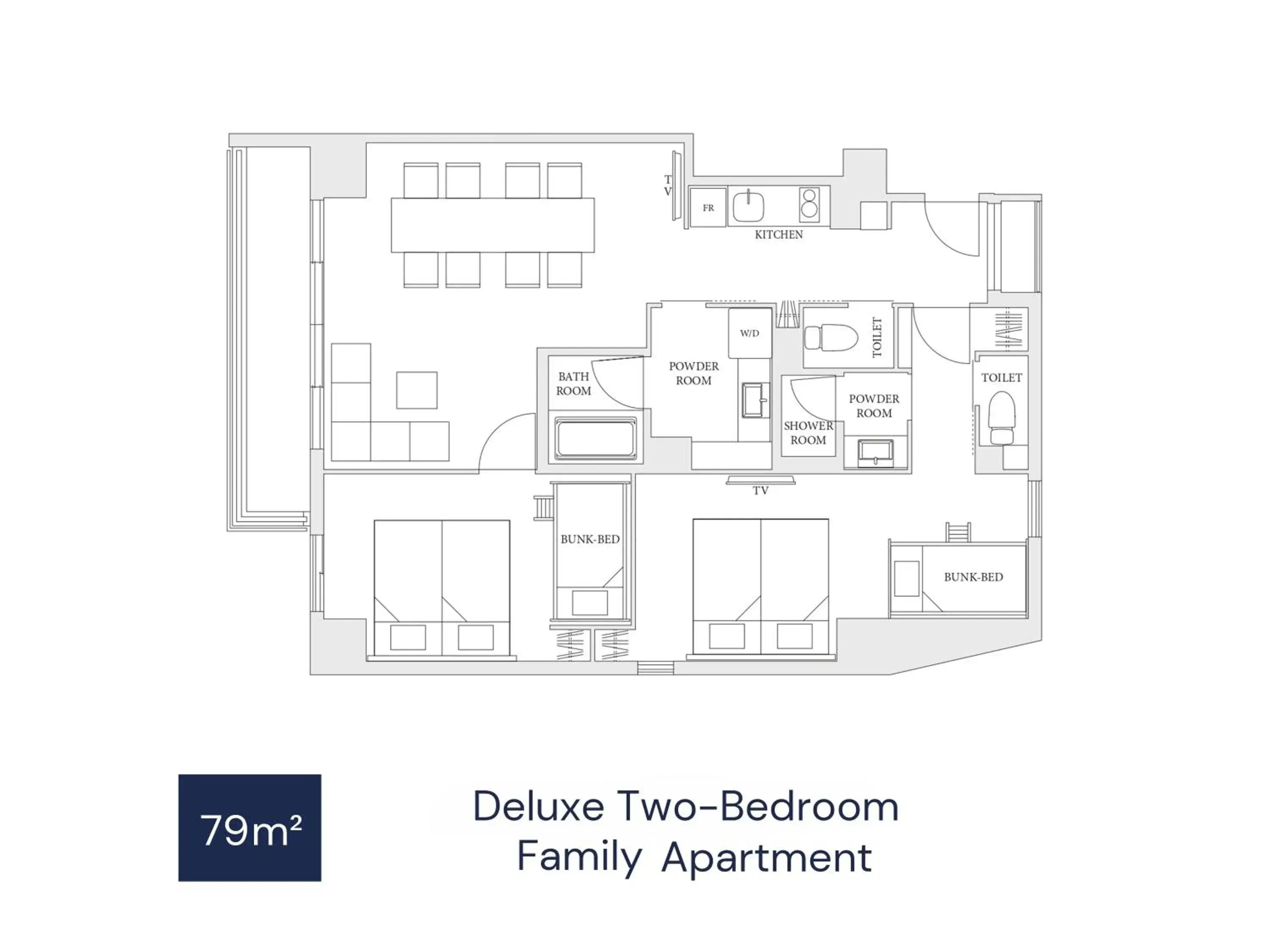 Floor plan in MIMARU Osaka Shinsaibashi North Floor plan in MIMARU Osaka Shinsaibashi North
