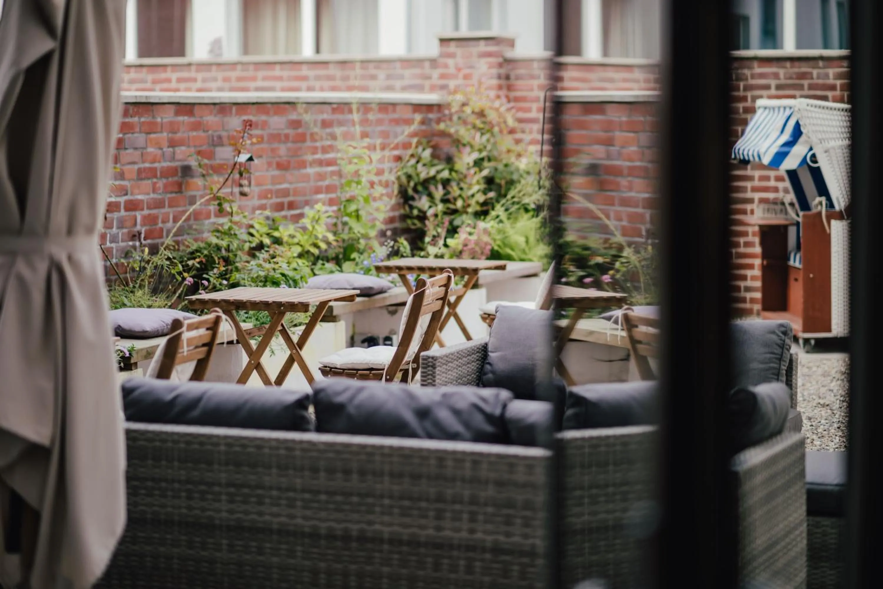 Garden view in The Layhead B&B