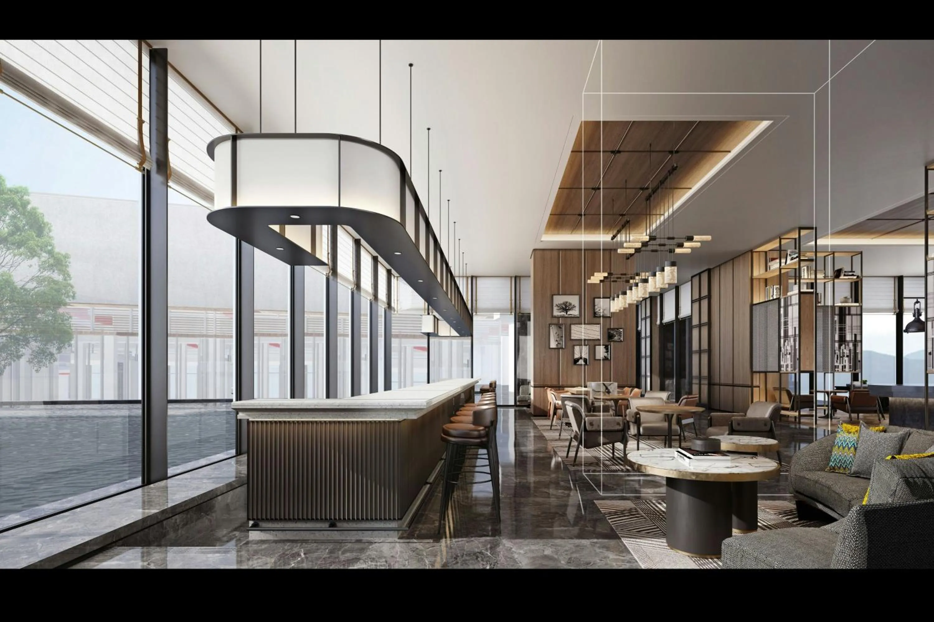 Lobby or reception in Four Points by Sheraton Nanchang, Xihu