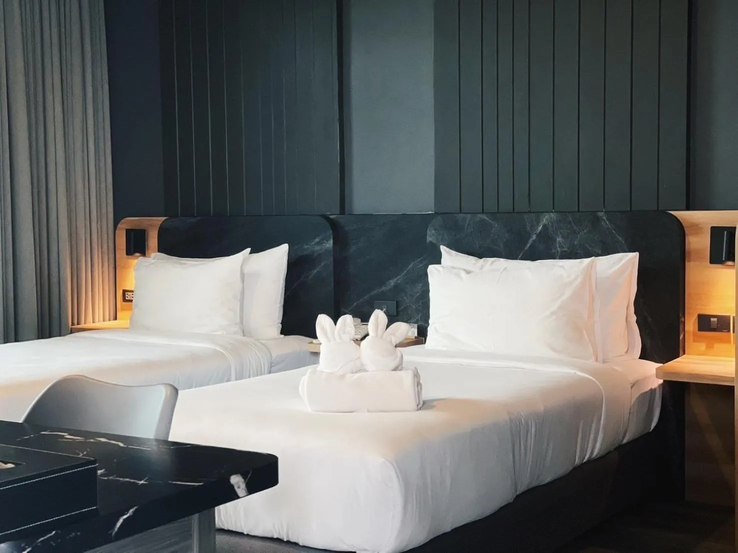 Bed in INN BLOG HOTEL Pakbara