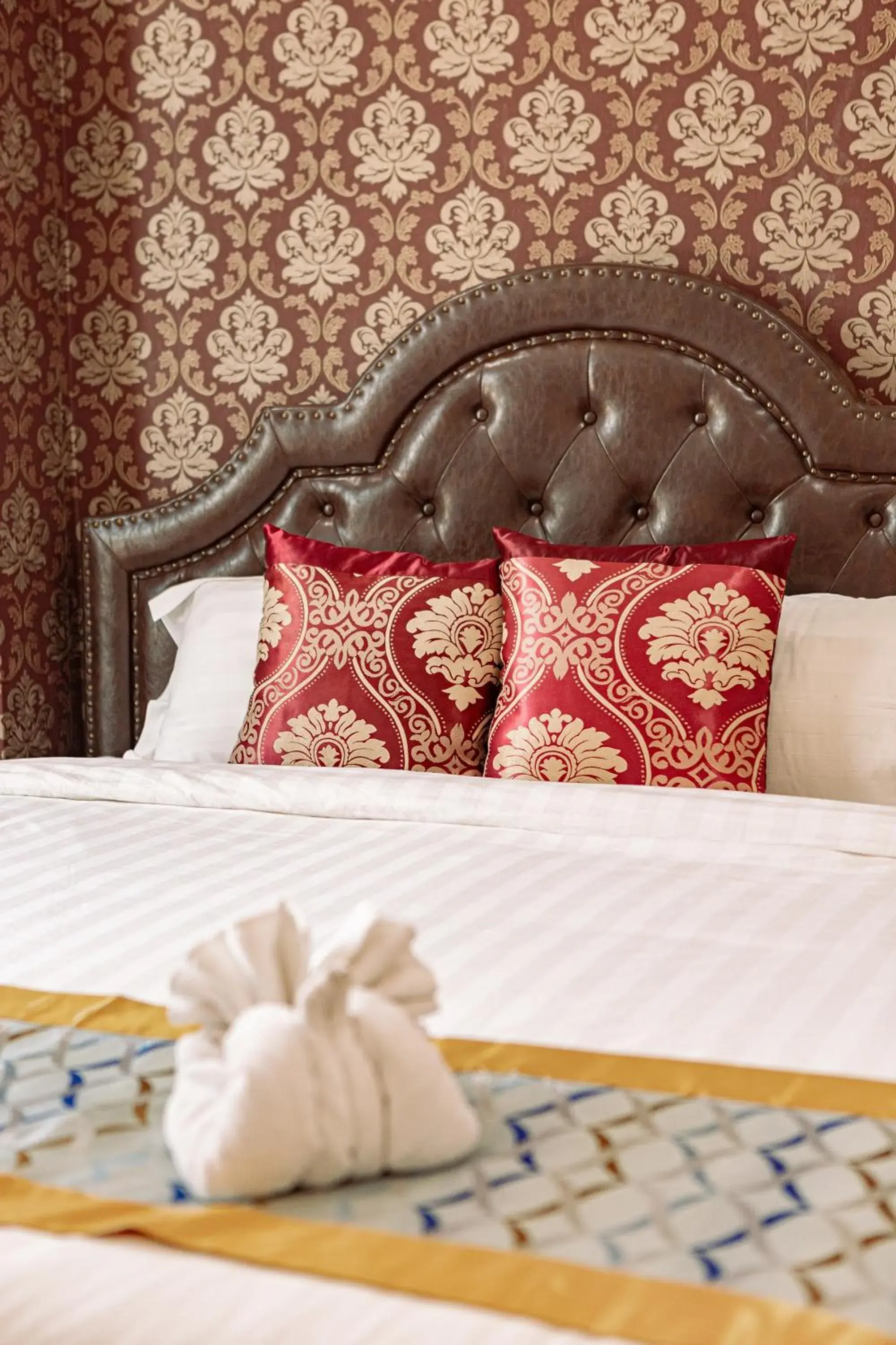 Bed in VANHSENG BOUTIQUE VIENTIANE HOTEL Bed in VANHSENG BOUTIQUE VIENTIANE HOTEL