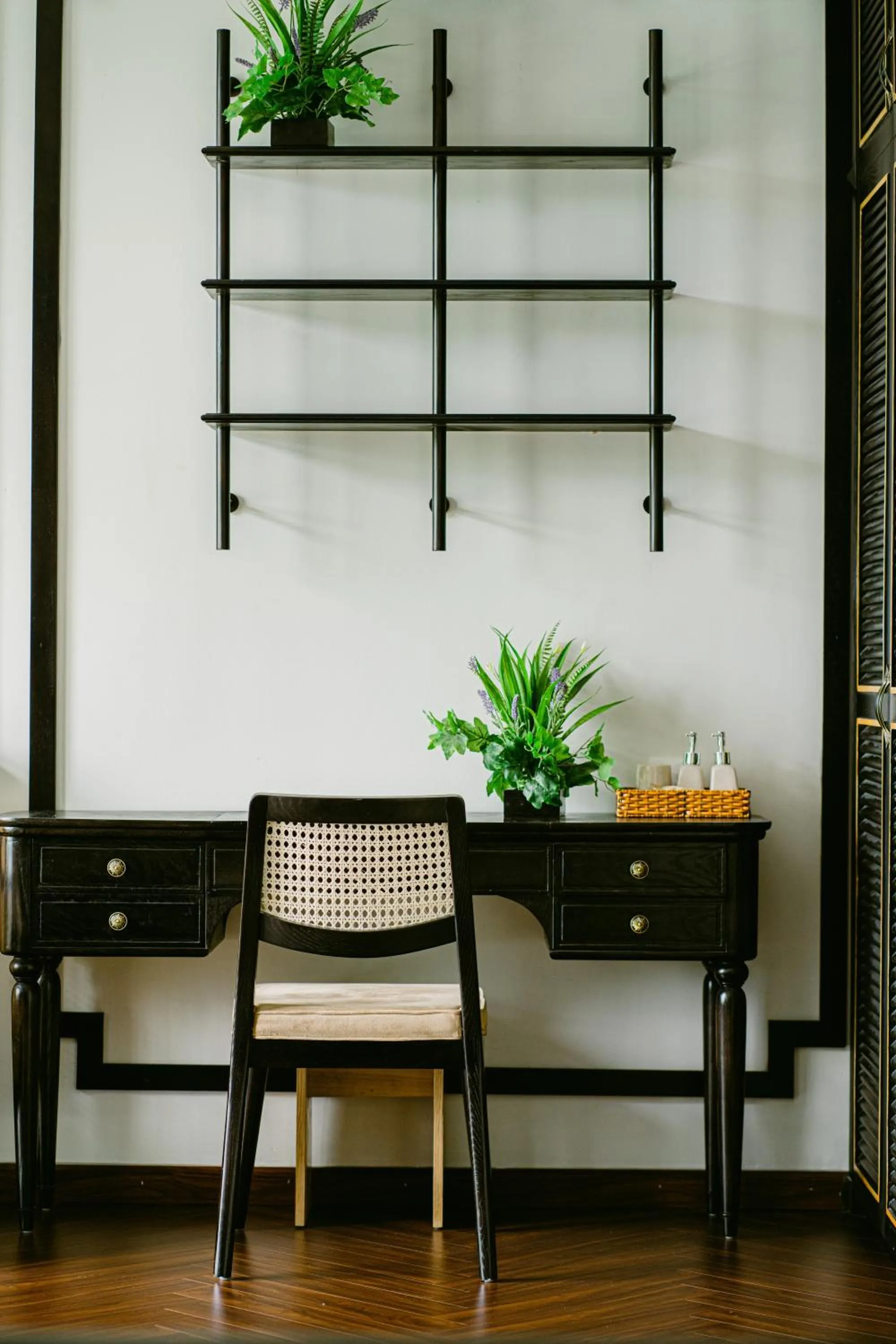 Decorative detail in Mộc Homestay GrandWorld Phú Quốc