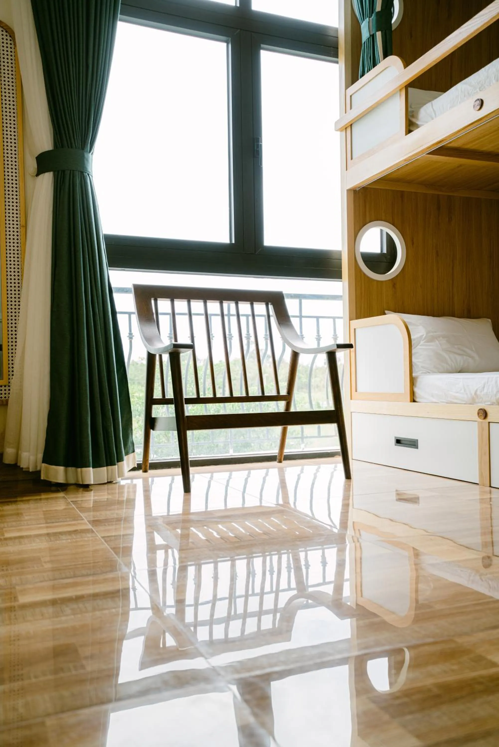 Decorative detail in Mộc Homestay GrandWorld Phú Quốc