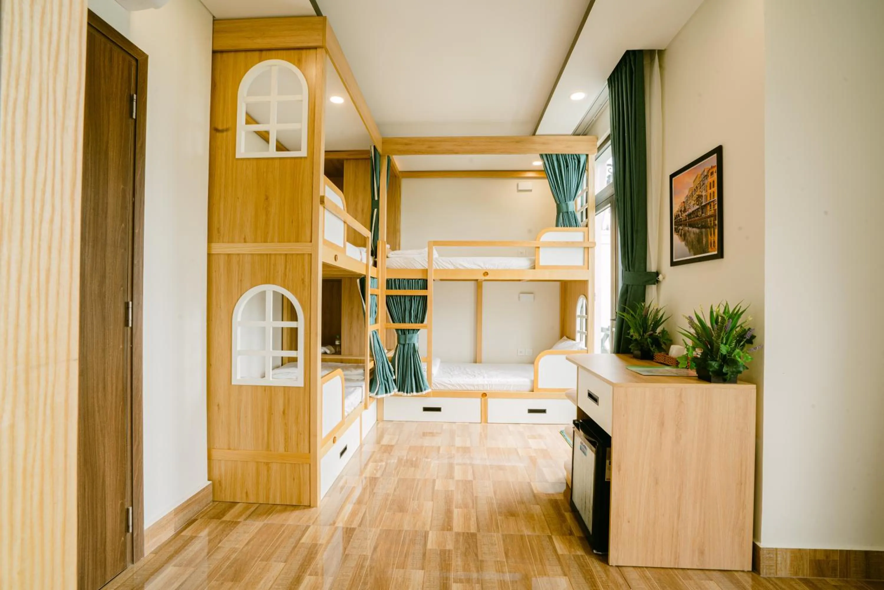 bunk bed in Mộc Homestay GrandWorld Phú Quốc
