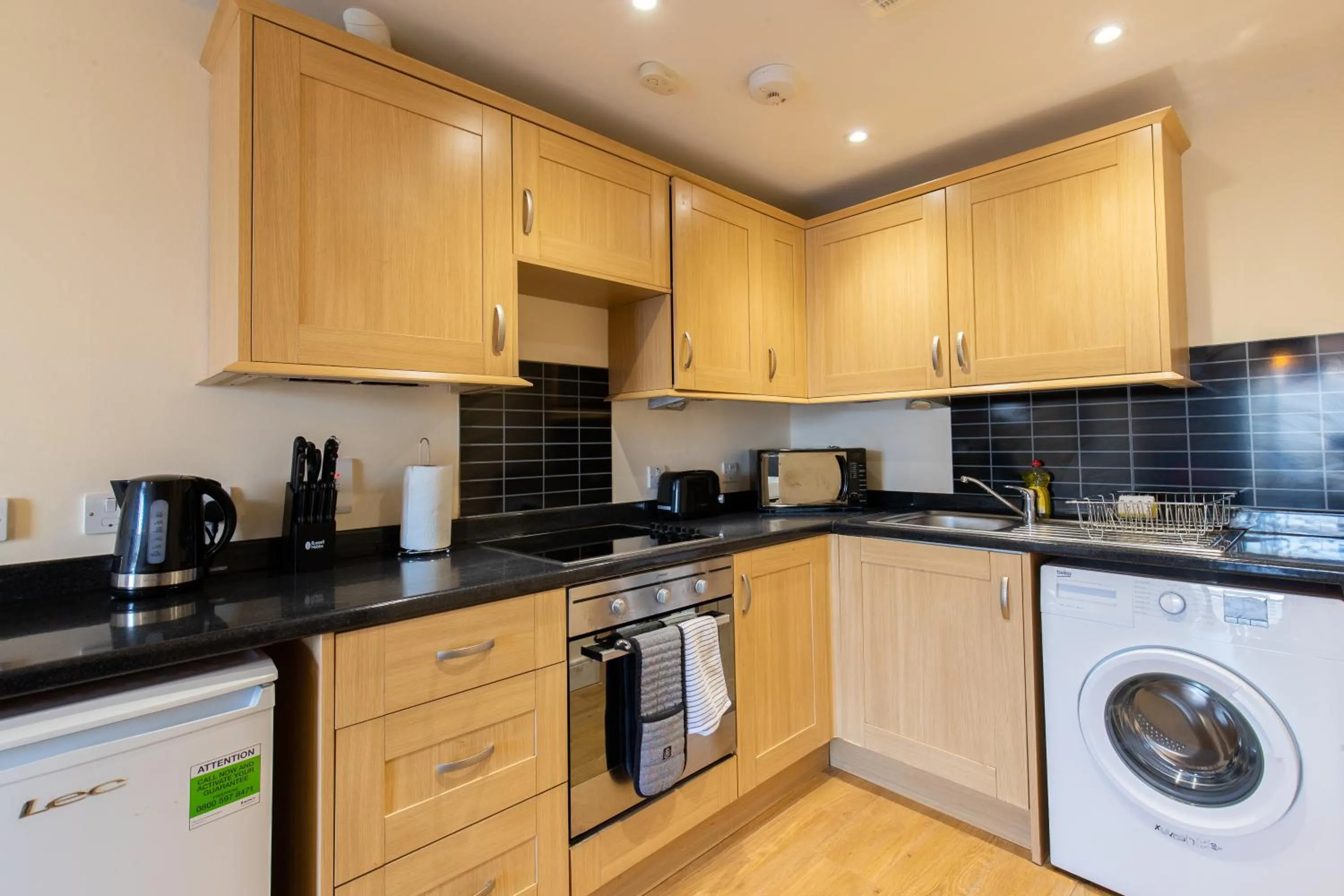 Kitchen or kitchenette in Velvet 1-bedroom penthouse, Clockhouse, Hoddesdon