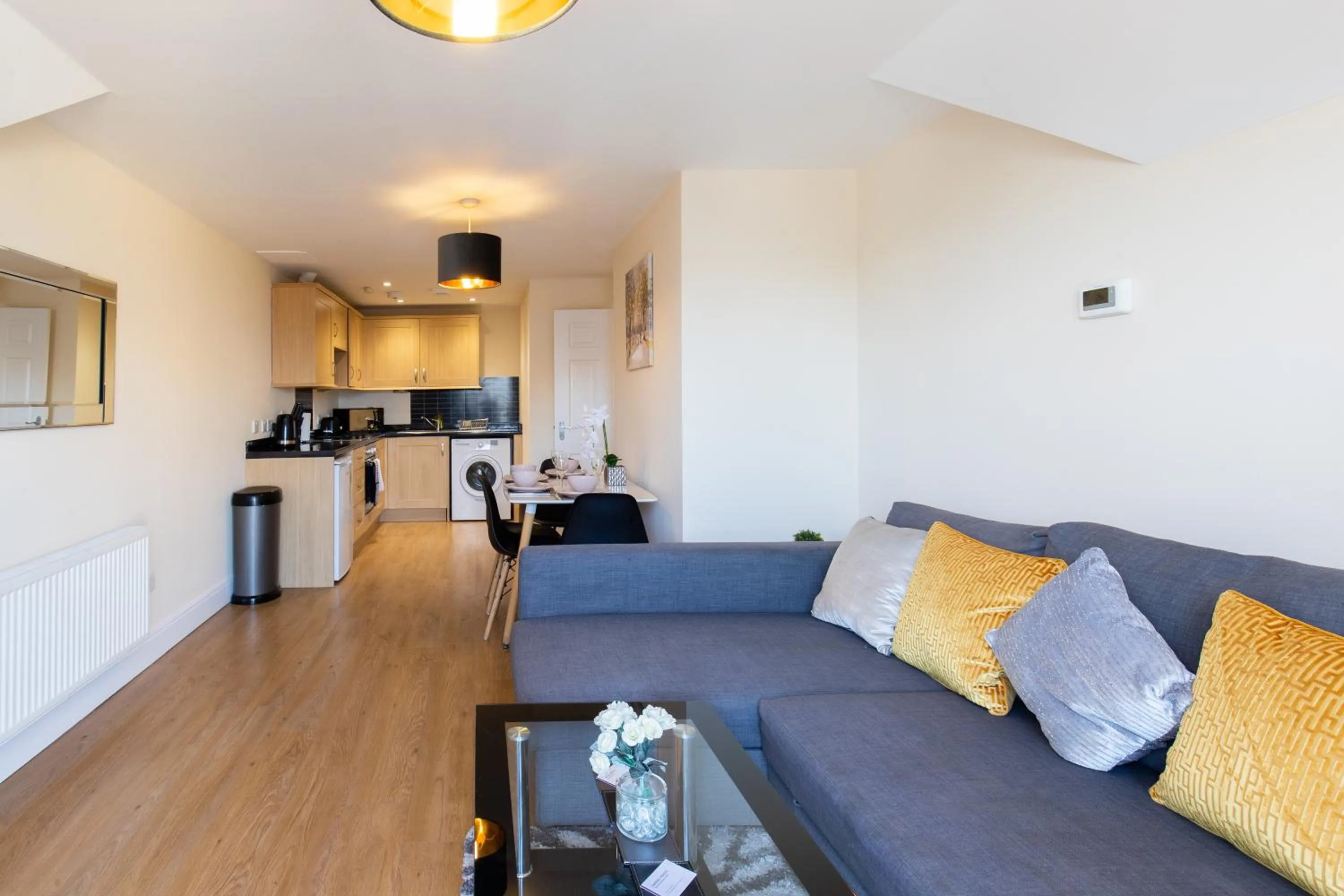 Living room in Velvet 1-bedroom penthouse, Clockhouse, Hoddesdon