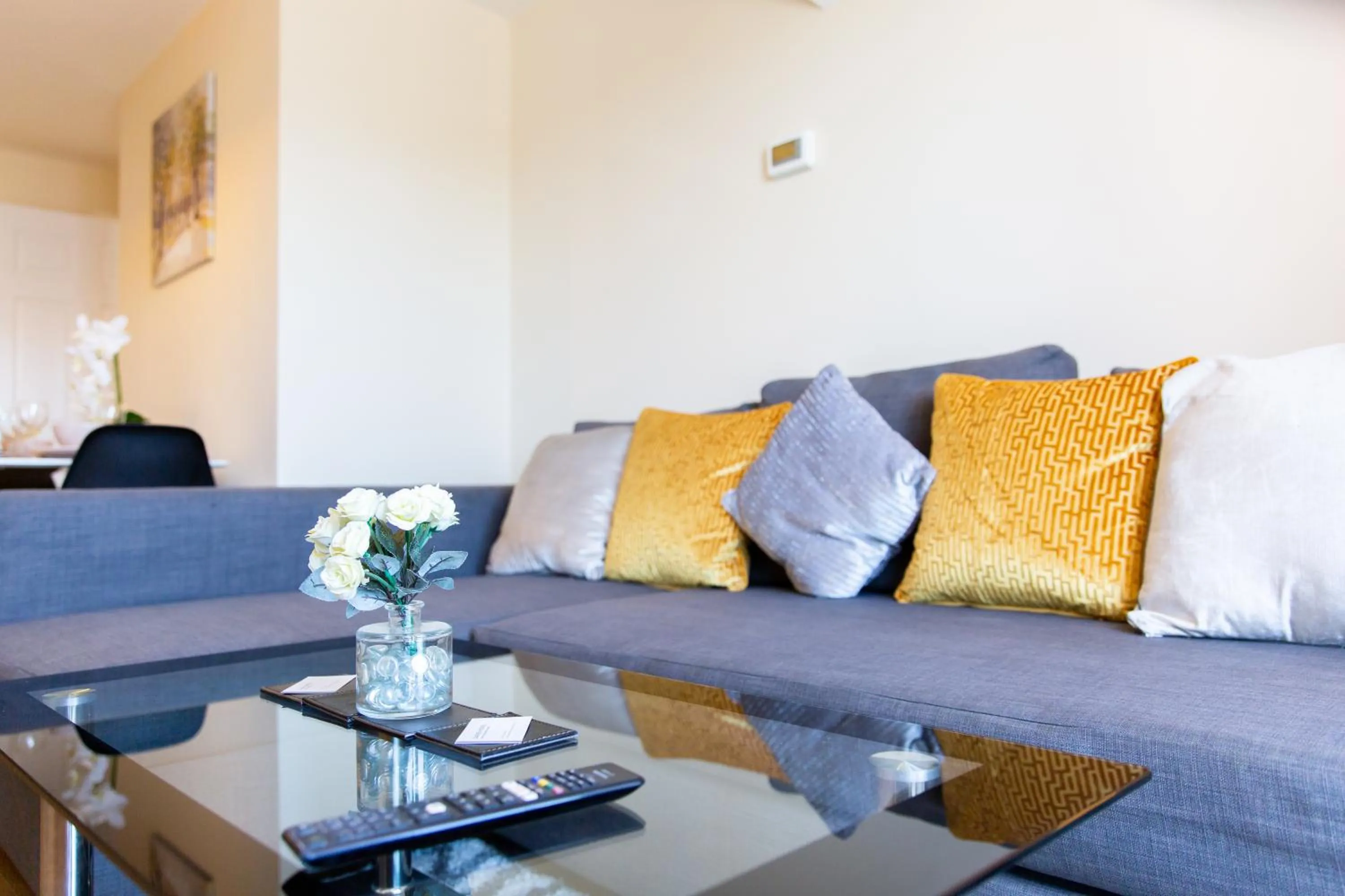 Living room in Velvet 1-bedroom penthouse, Clockhouse, Hoddesdon