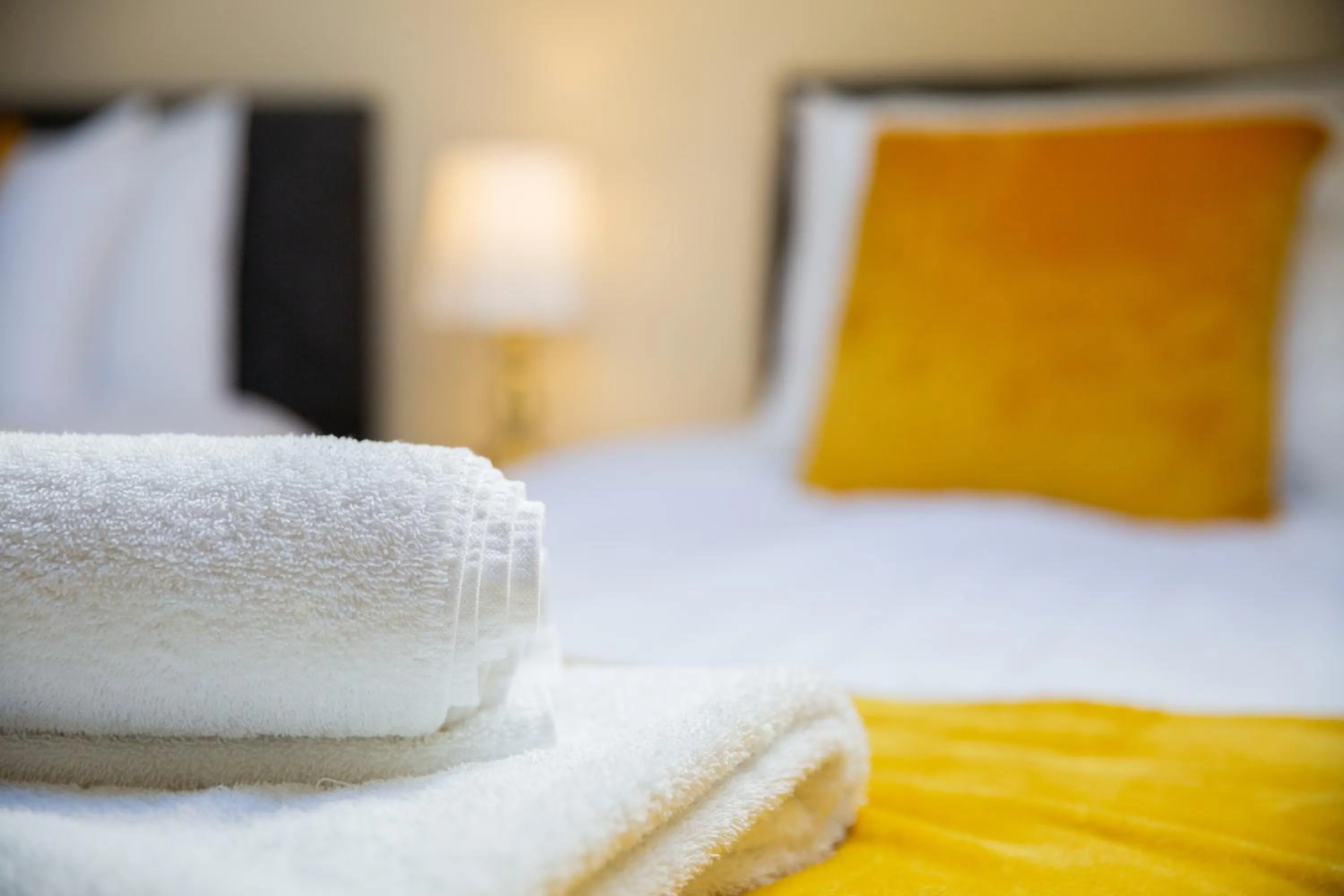 Bedroom, Bed in Velvet 1-bedroom penthouse, Clockhouse, Hoddesdon