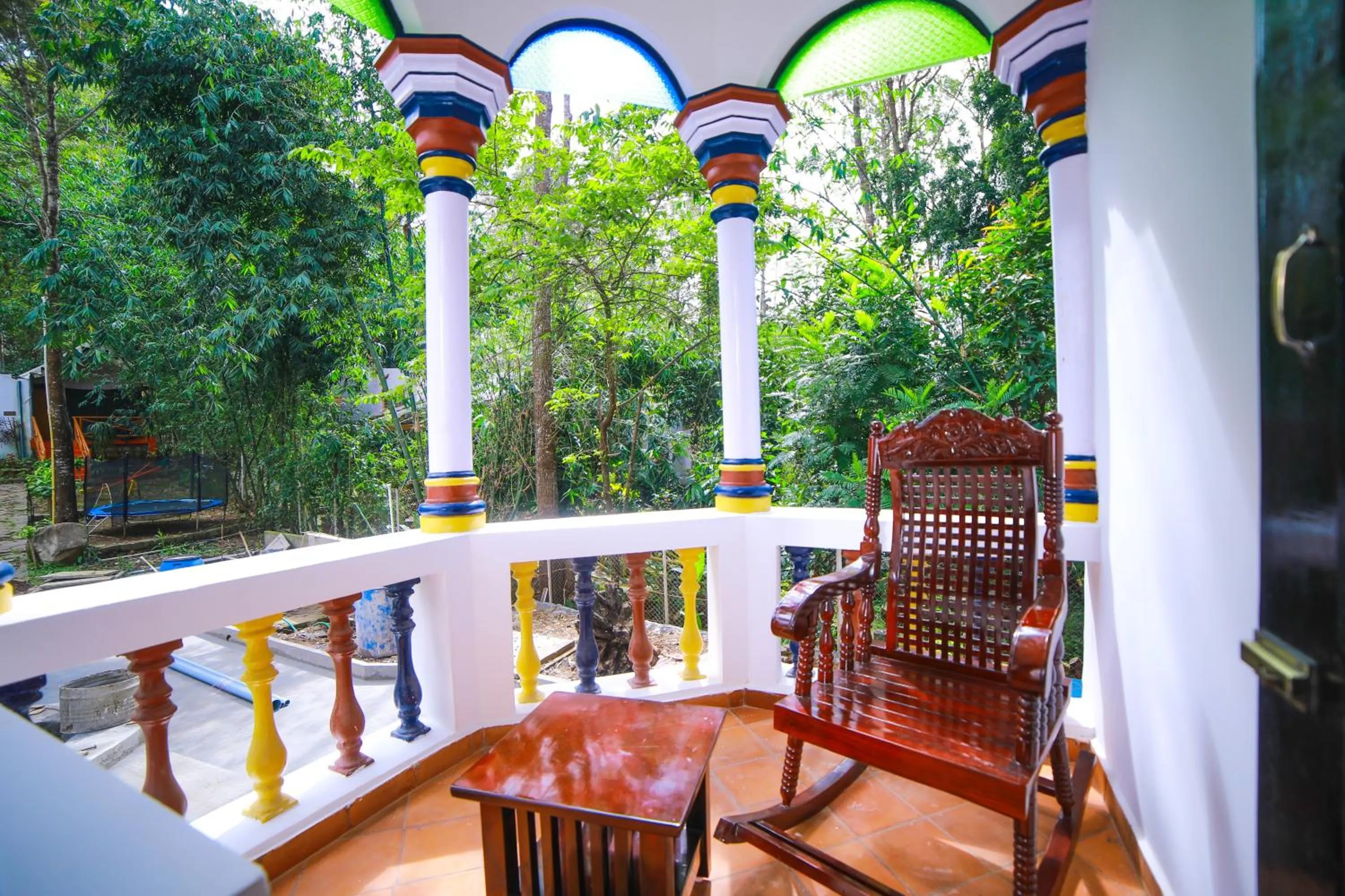Balcony/Terrace in WOW Bison Woods Organic Veg Resort - Yercaud