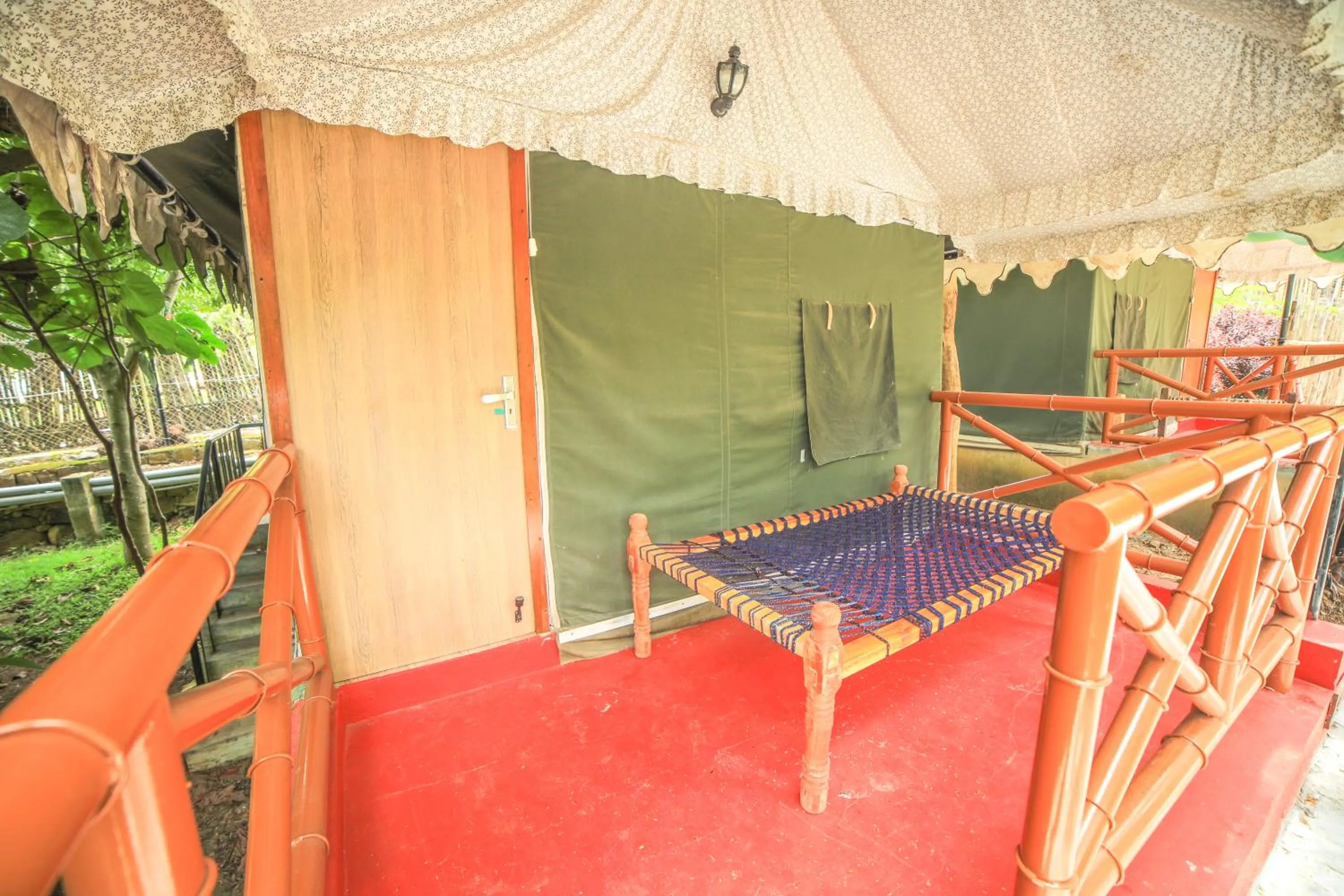 Patio in WOW Bison Woods Organic Veg Resort - Yercaud