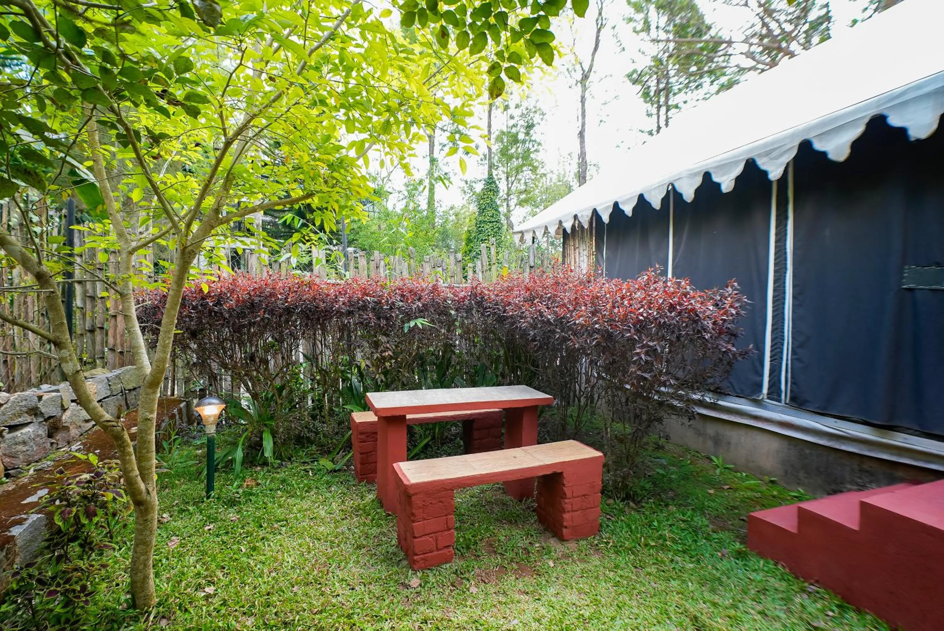 Balcony/Terrace in WOW Bison Woods Organic Veg Resort - Yercaud