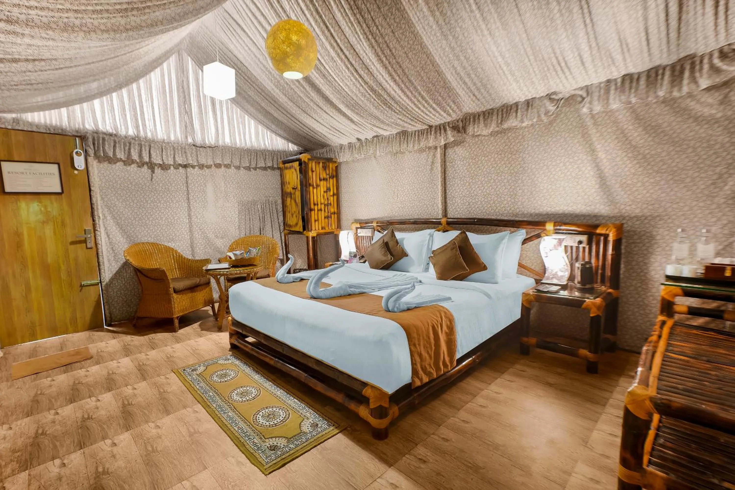 Bedroom, Bed in WOW Bison Woods Organic Veg Resort - Yercaud