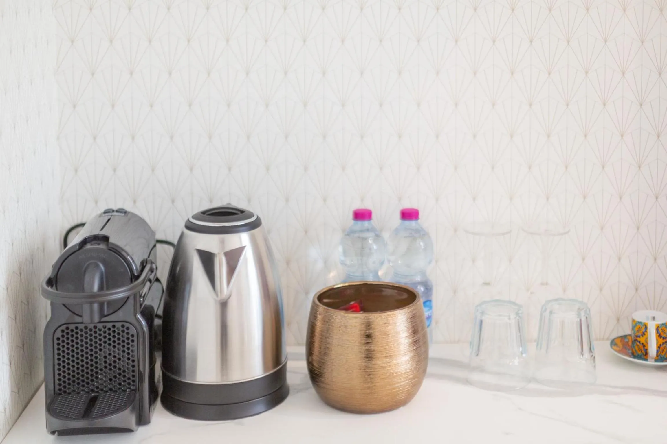 Seating area in Duomo Smart Suites