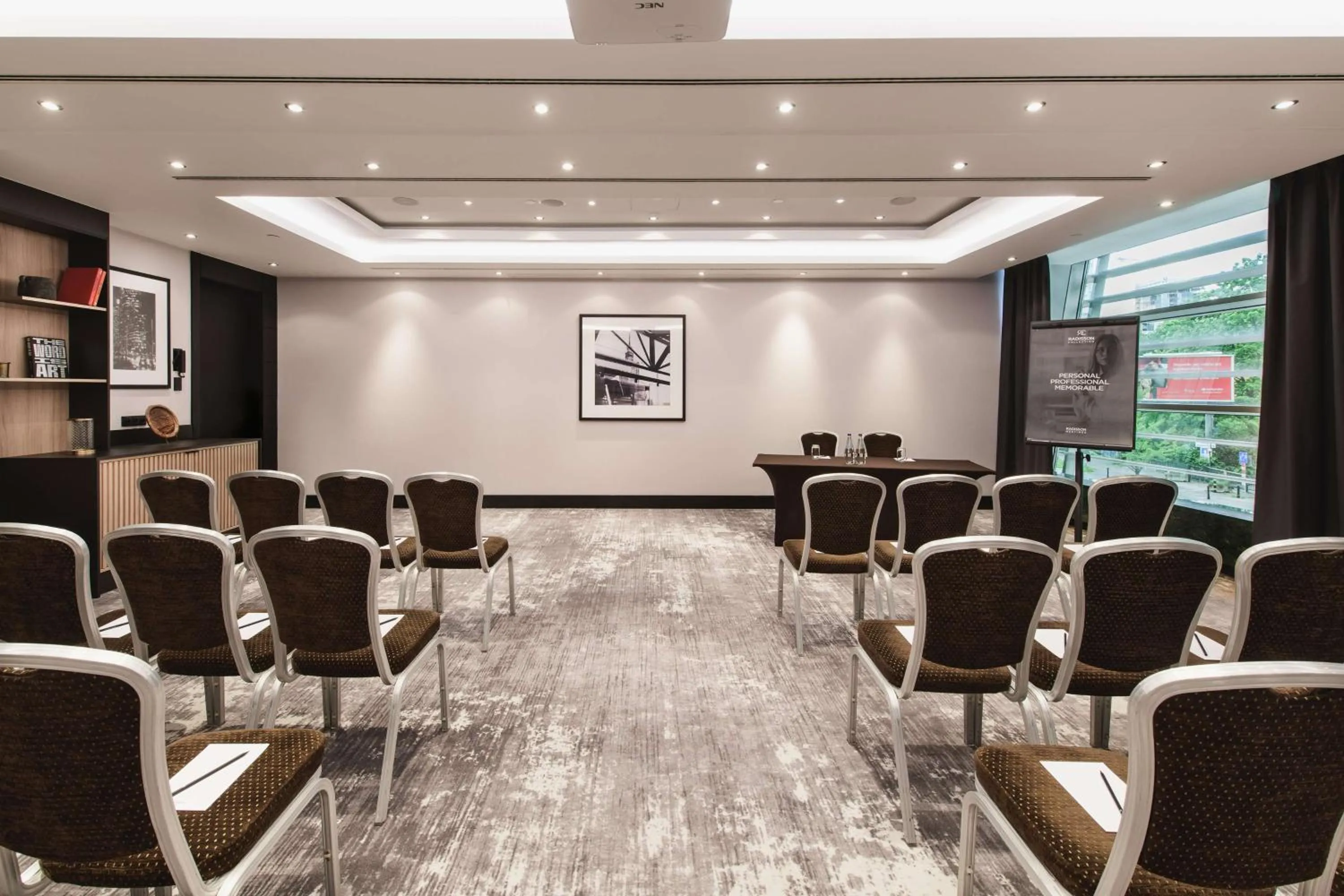 On site in Radisson Collection Hotel, Warsaw