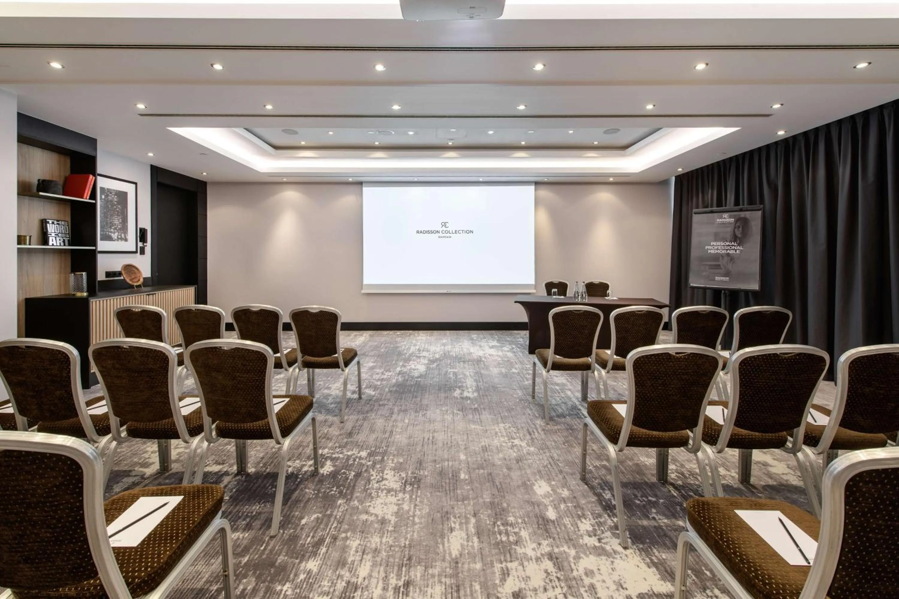 On site in Radisson Collection Hotel, Warsaw