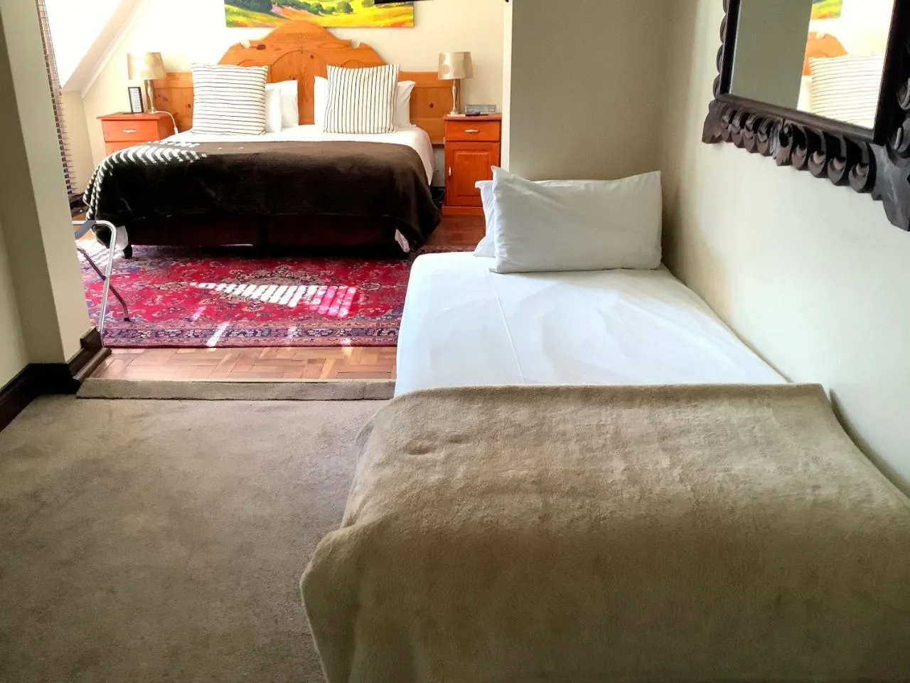 Bed in No 66 Sandton Lodge