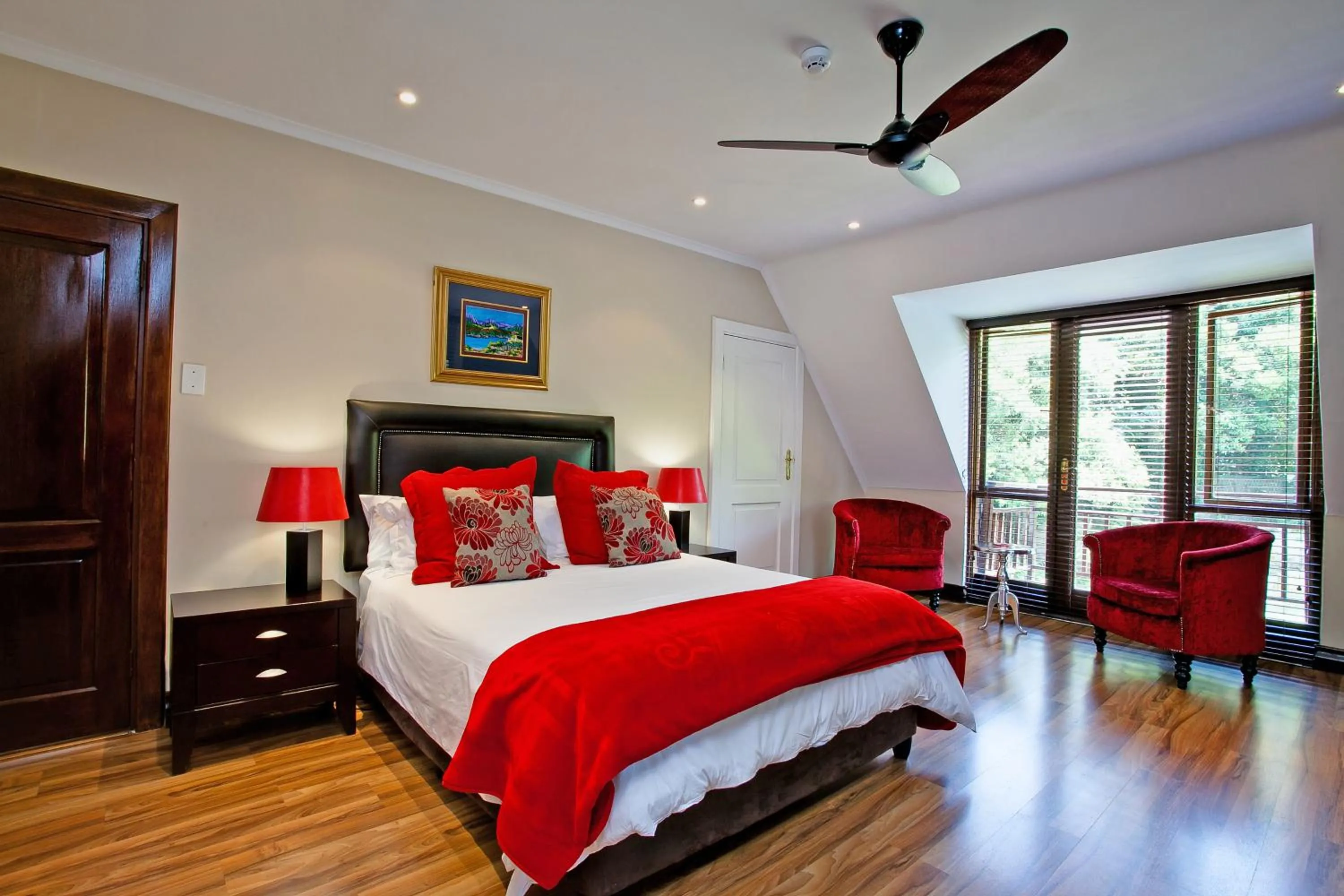 Bedroom, Bed in No 66 Sandton Lodge
