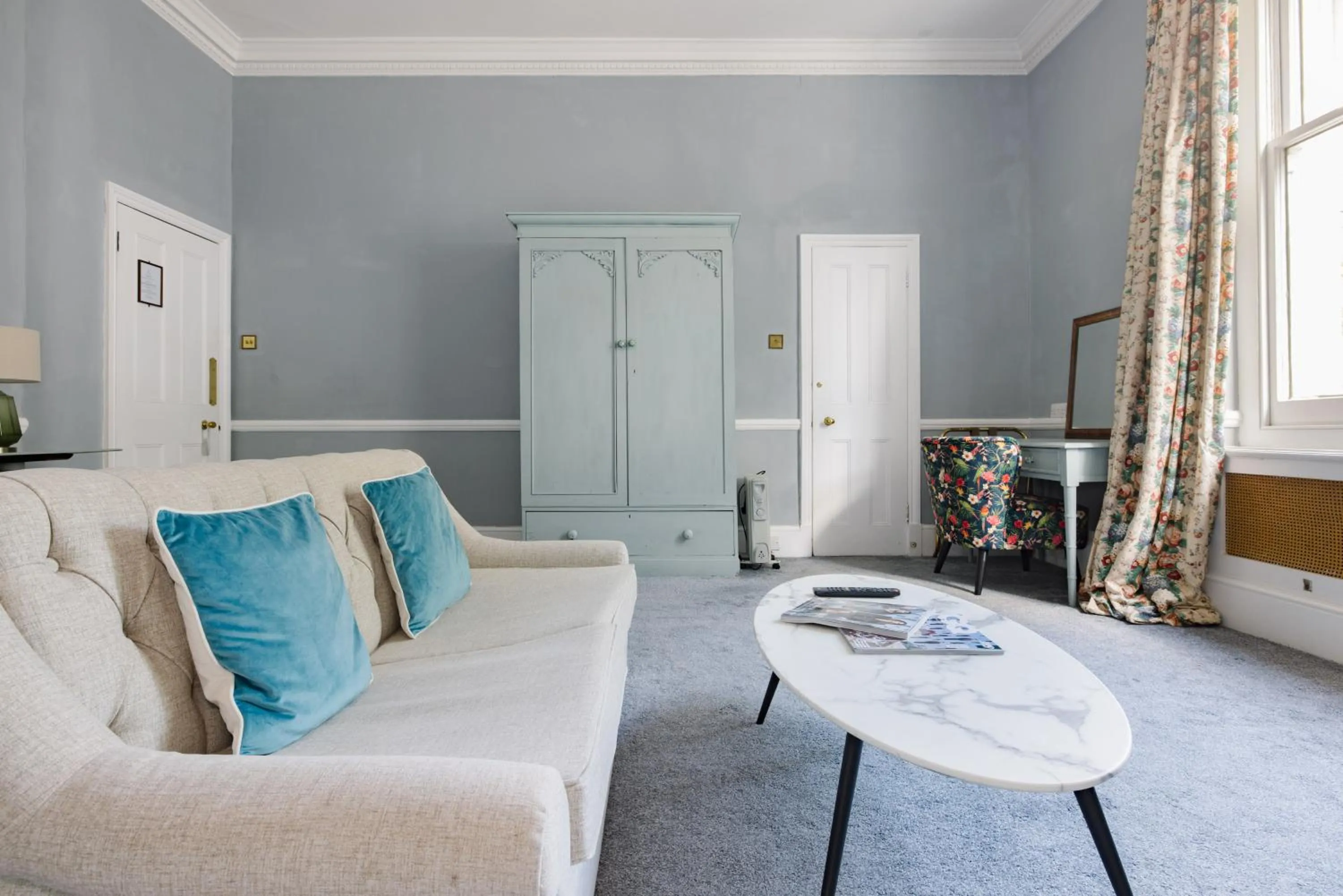 Seating area in The Abbey Notting Hill