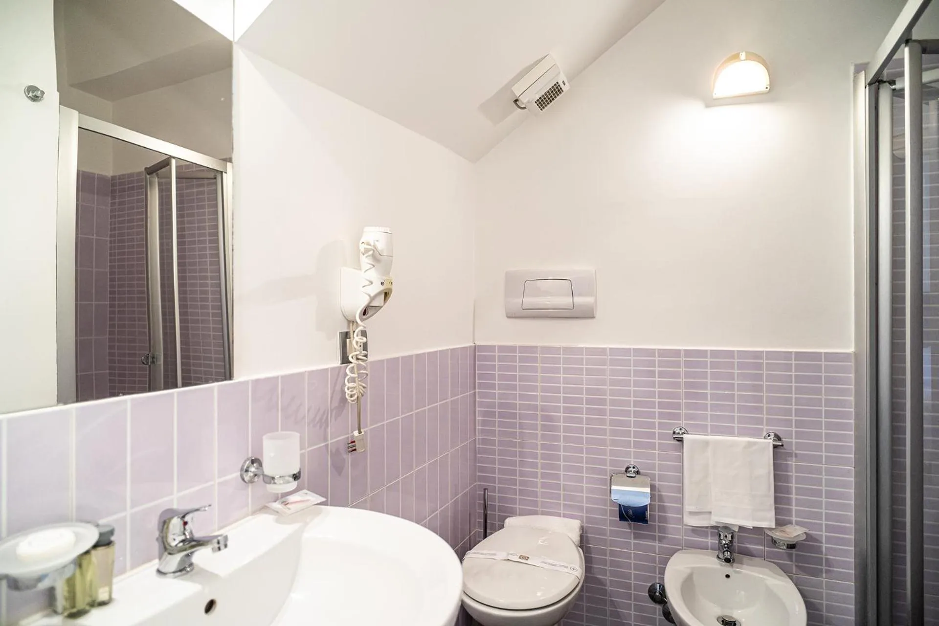 Shower in Villa Del Lauro