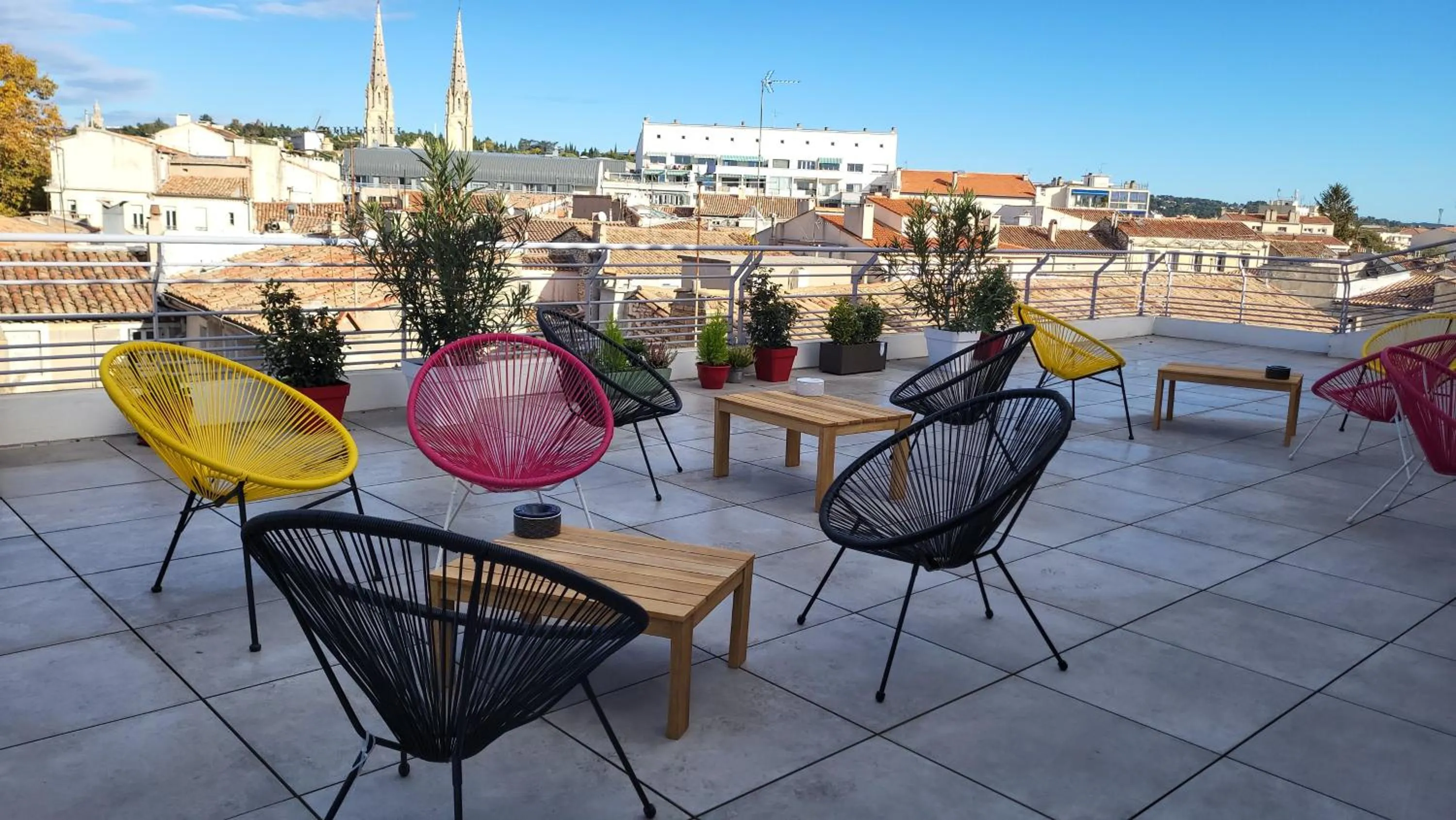 Balcony/Terrace in SQUARE HOTEL