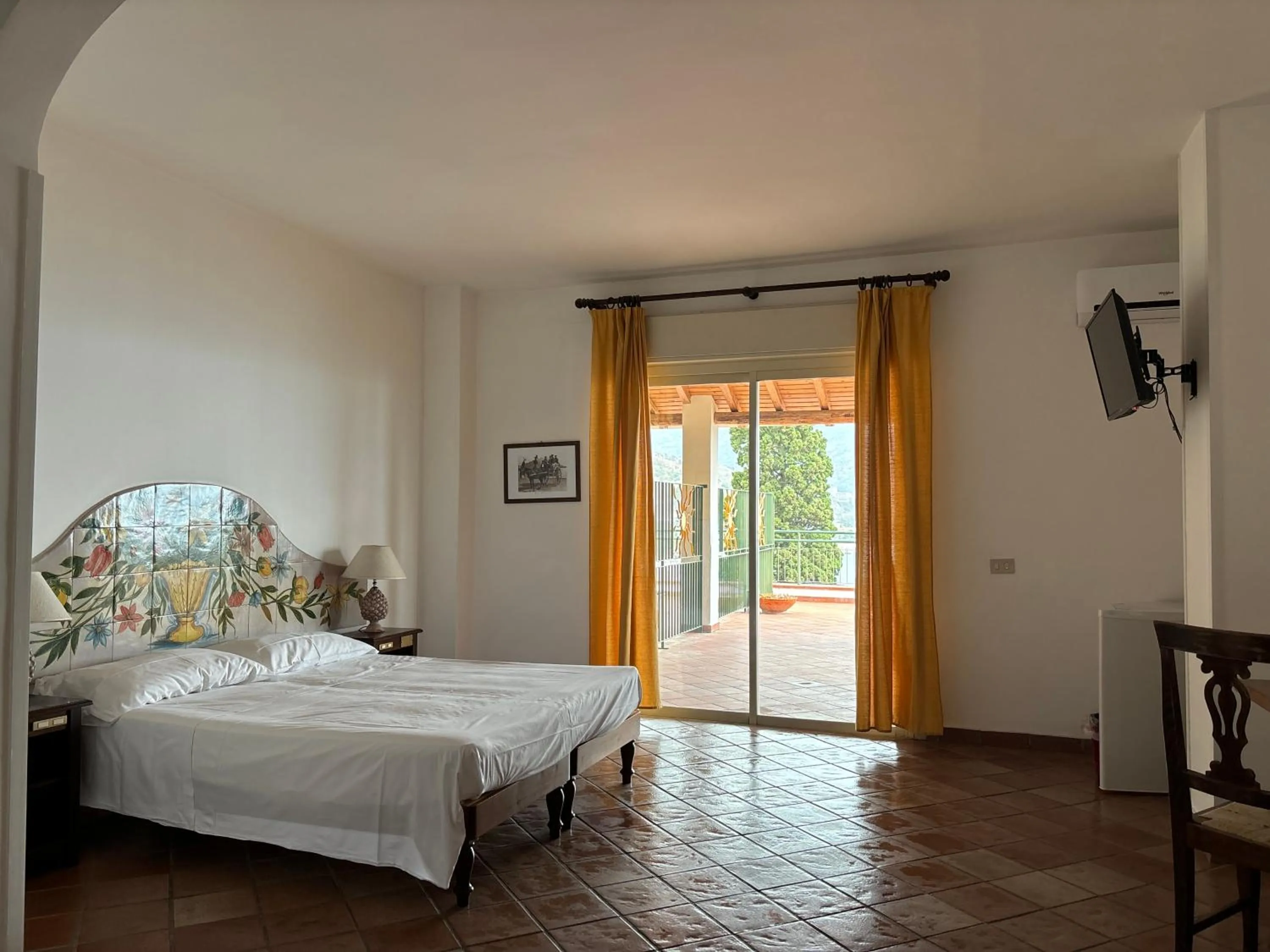 furniture, Bed in Bay Palace Mazzarò