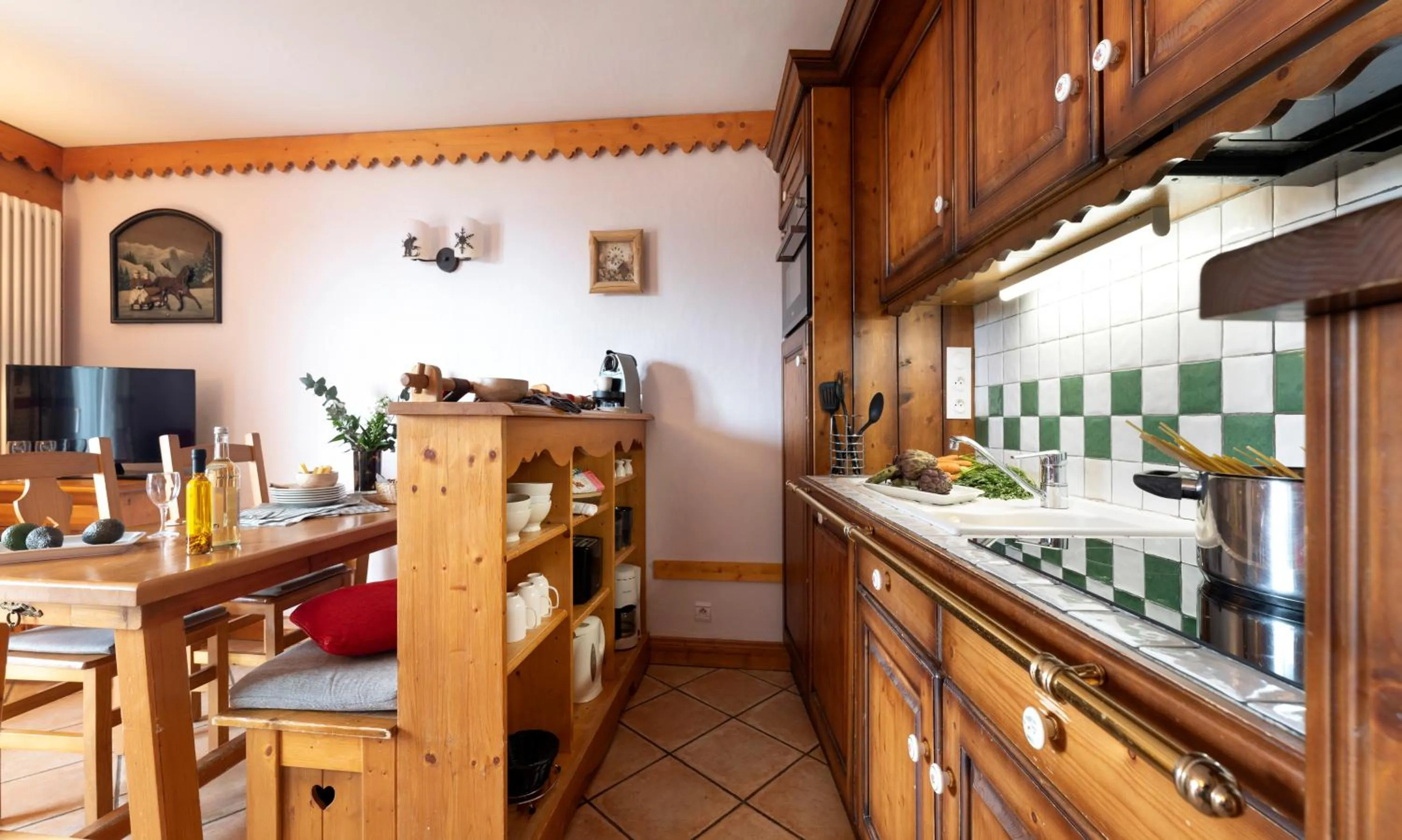 Coffee/tea facilities in Résidence Pierre & Vacances Premium Le Roselend