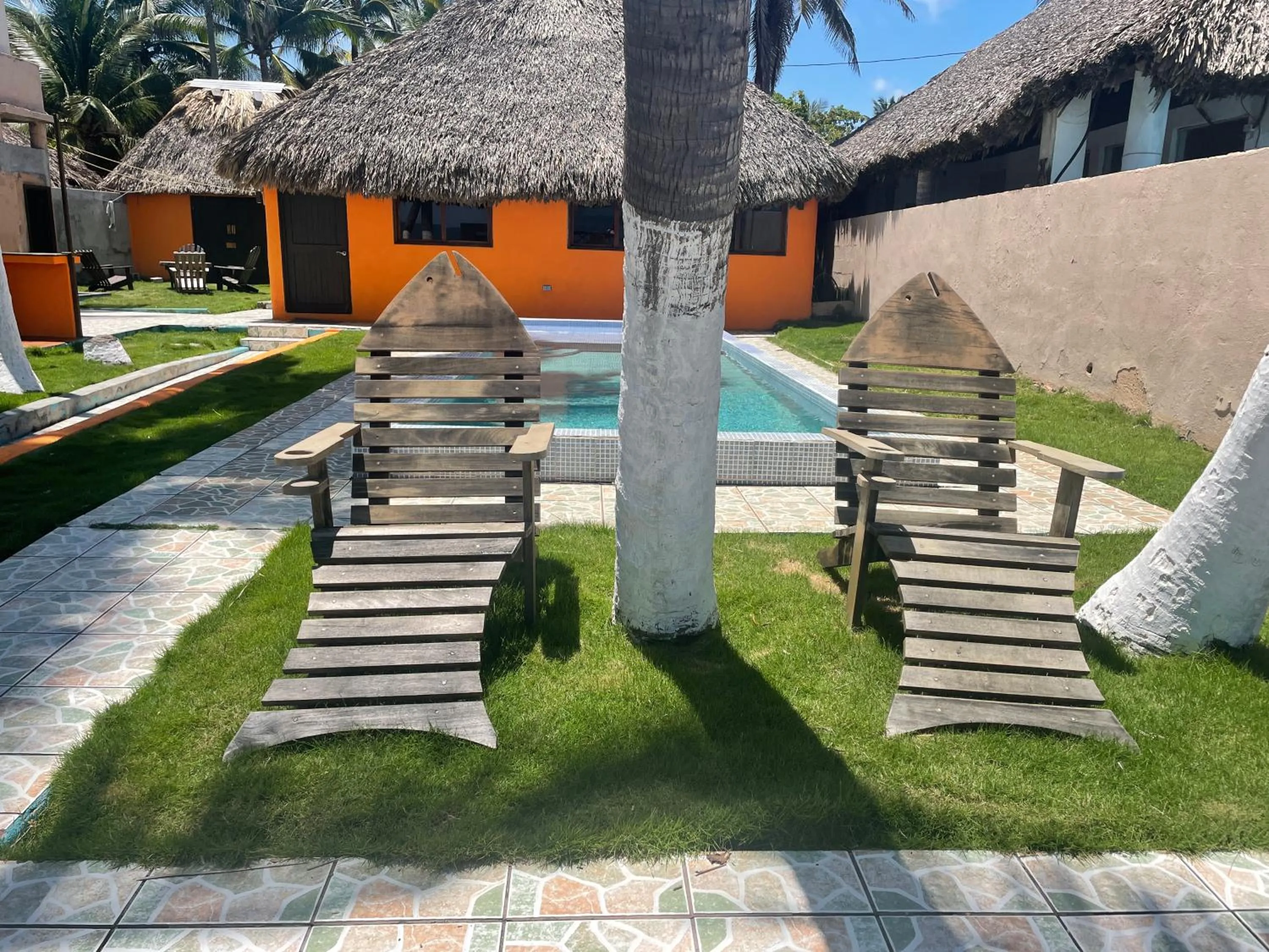 Property building in Johnnys Place Hotel