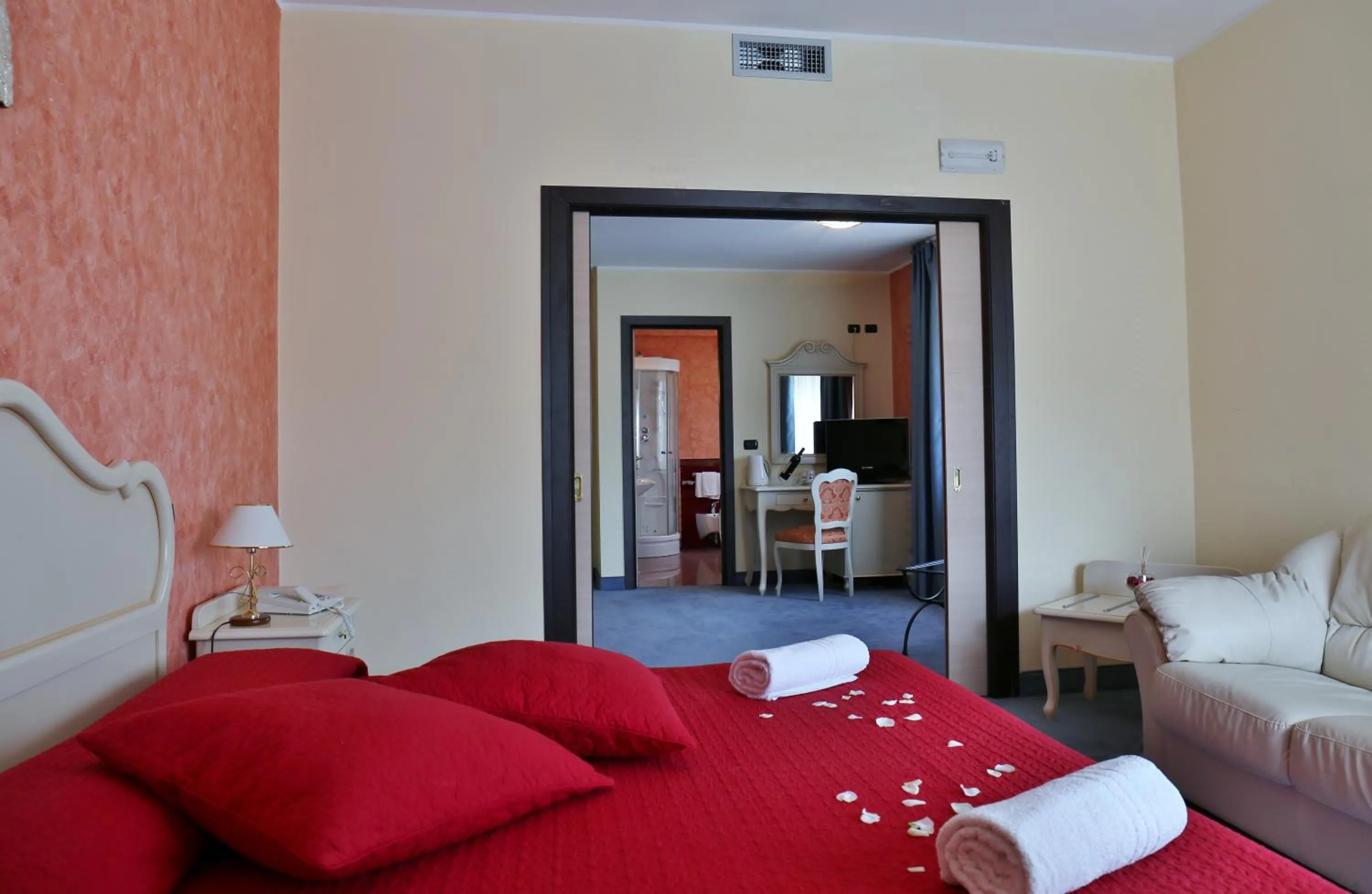 Bed in Park Hotel Paradiso