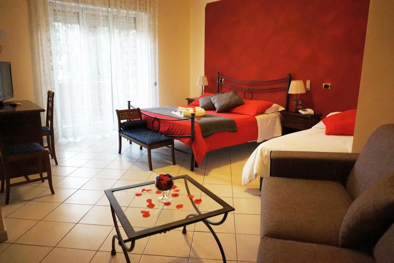 Bed in Park Hotel Paradiso