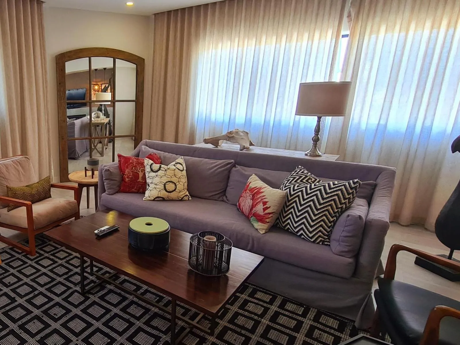 Living room in Thyme Spent Bloubergstrand
