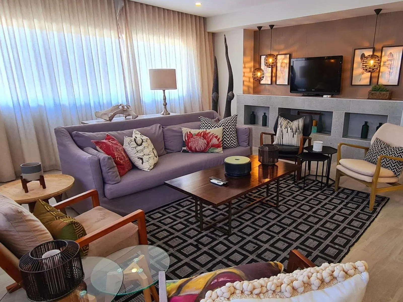 Communal lounge/ TV room in Thyme Spent Bloubergstrand