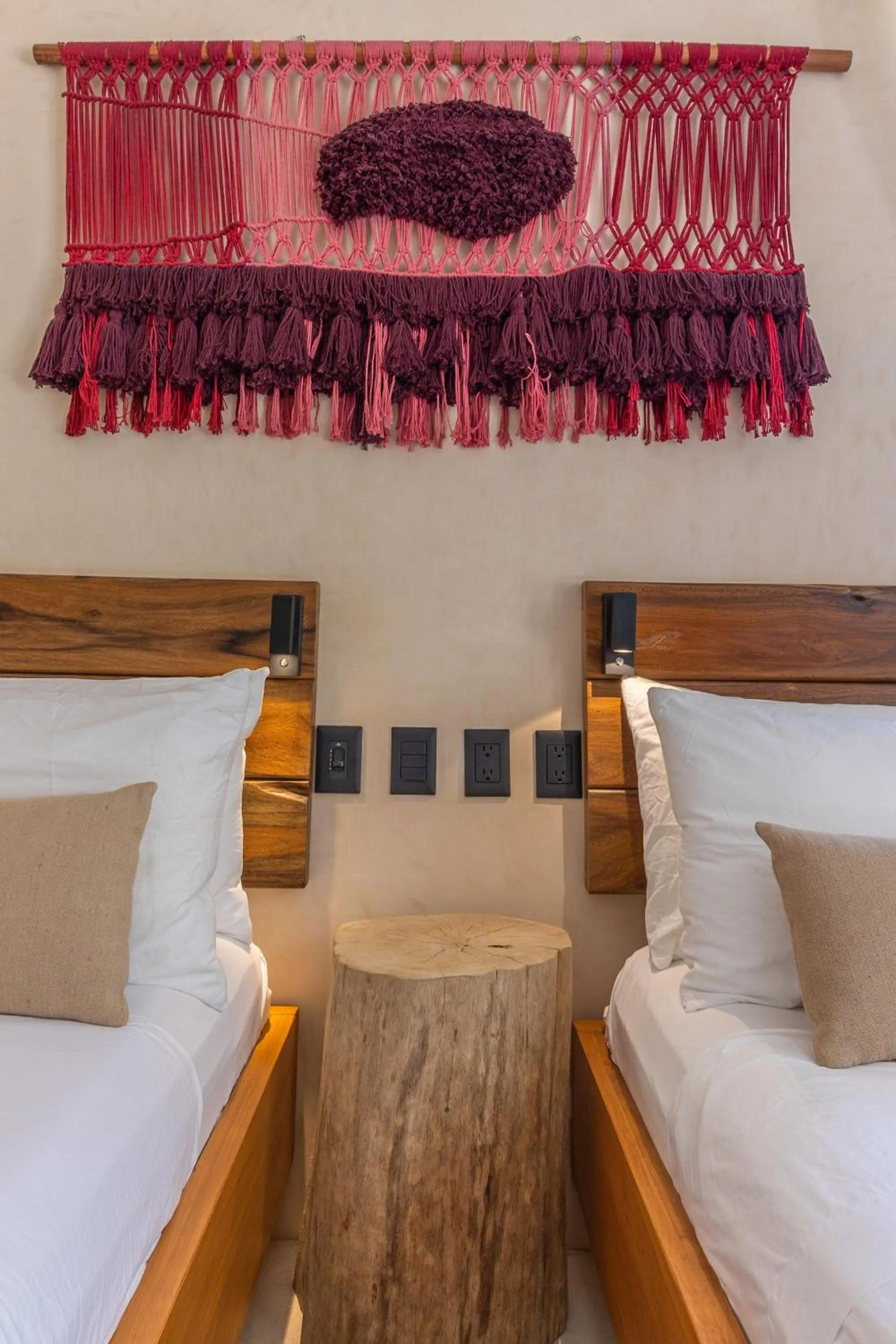 Decorative detail, Bed in Cucu Hotel El Cuyo