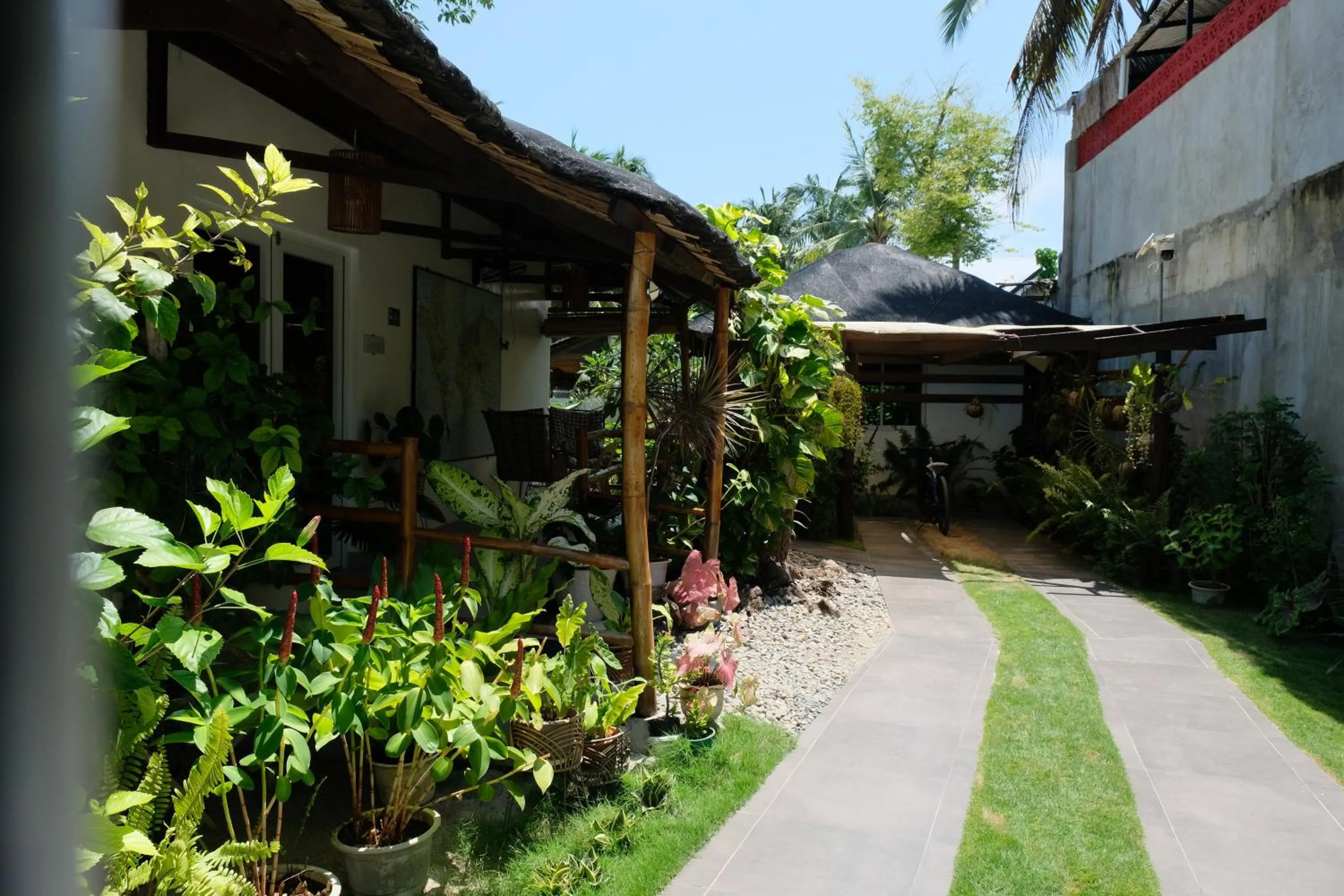 Garden in Skott's Comfy Lodge