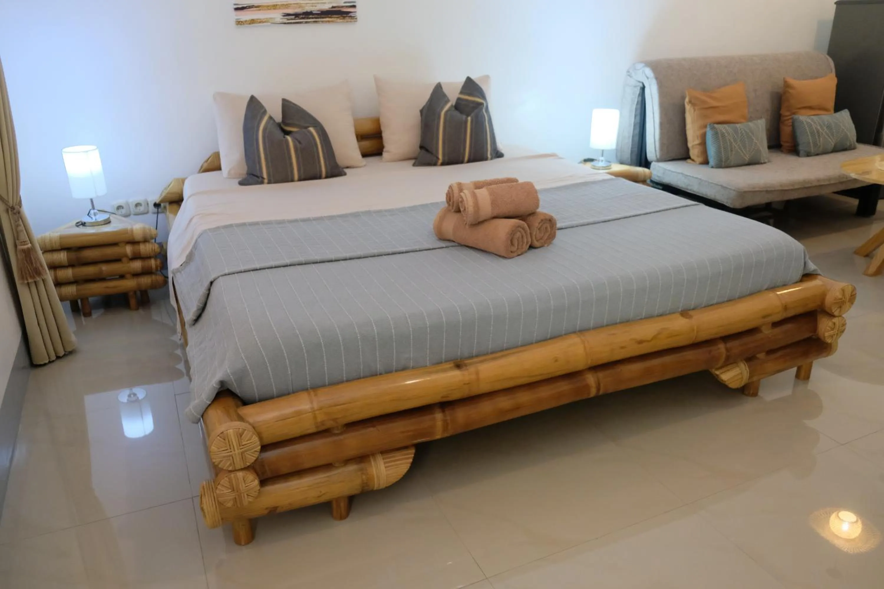 Bedroom, Bed in Skott's Comfy Lodge