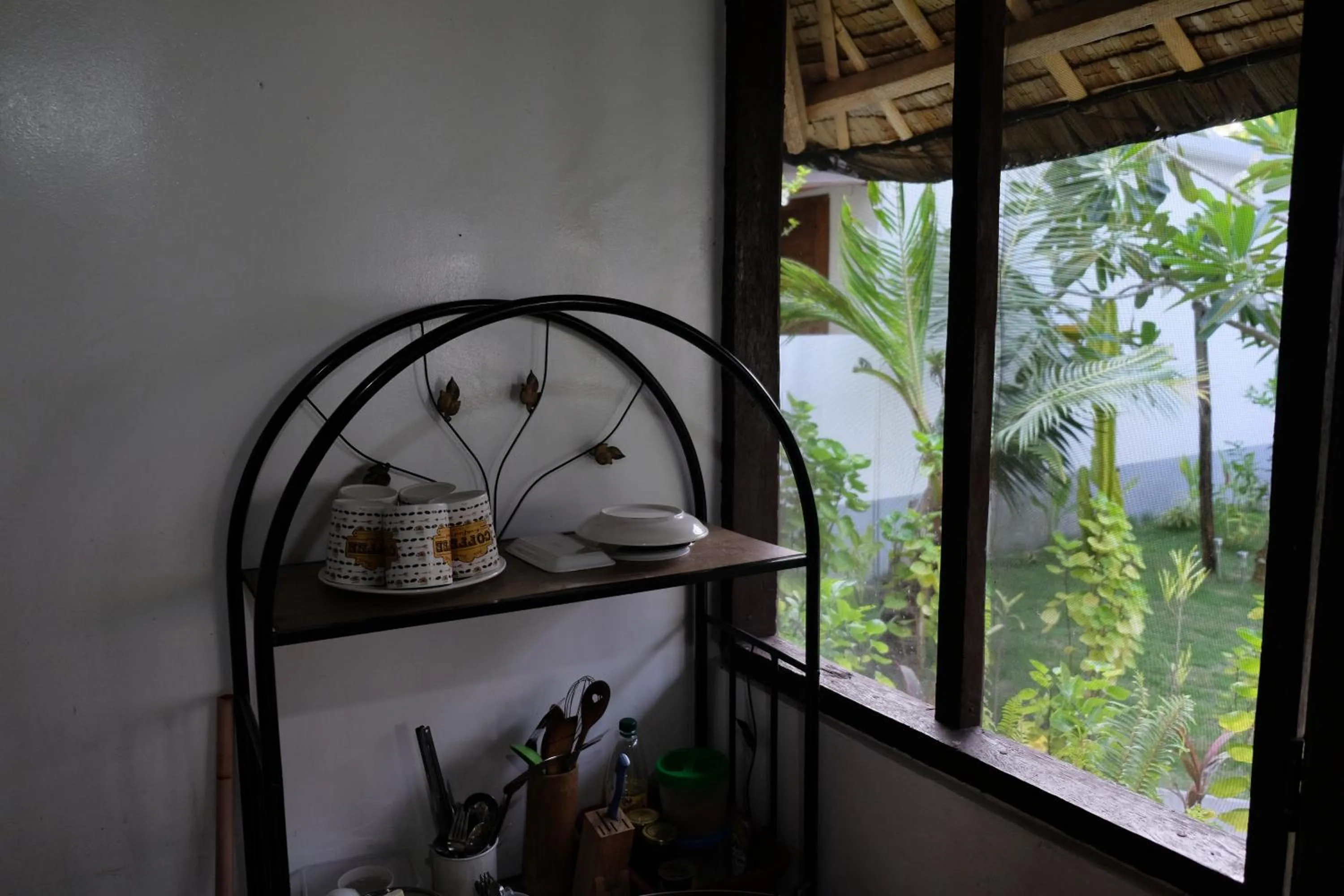 Communal kitchen in Skott's Comfy Lodge