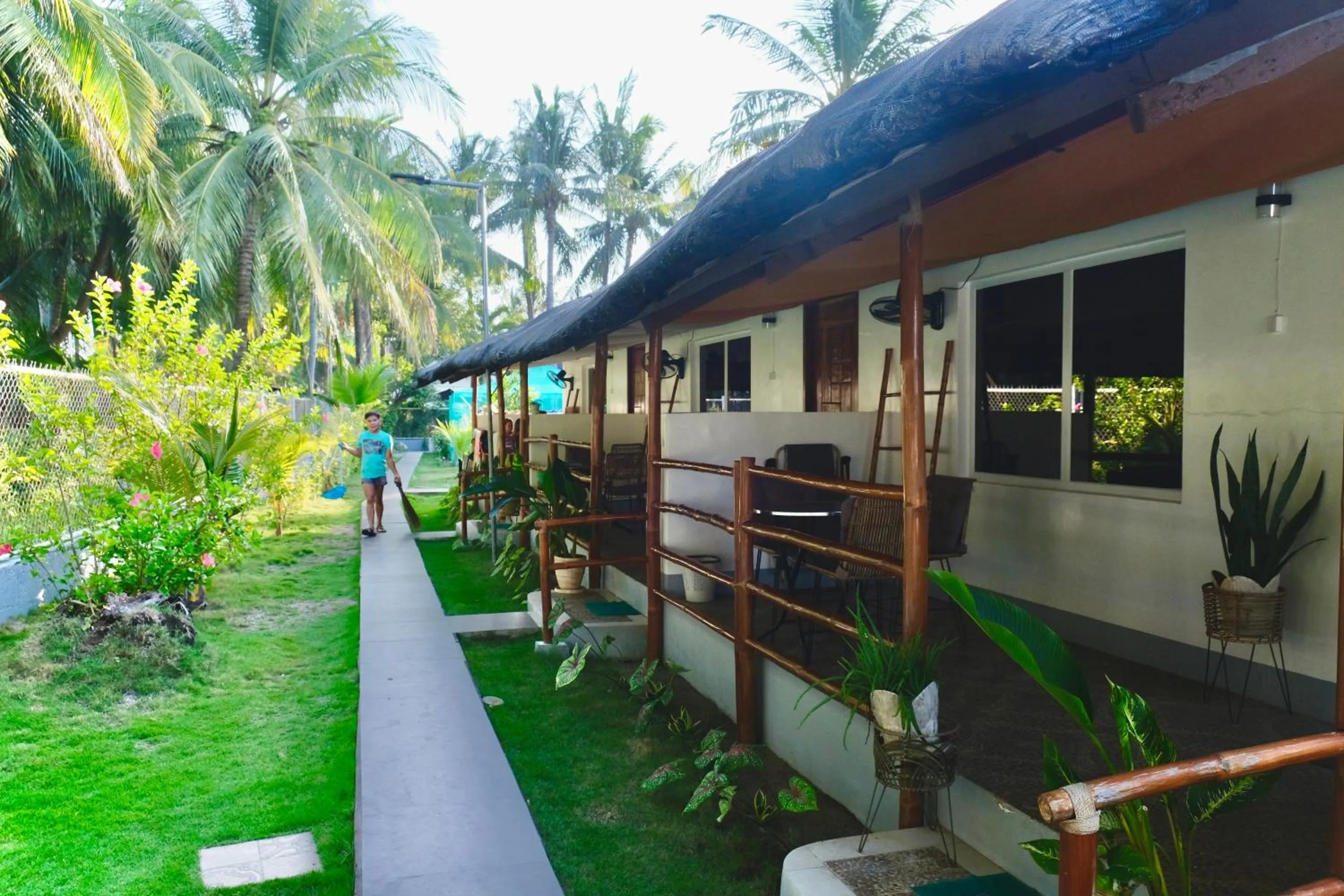 Garden in Skott's Comfy Lodge
