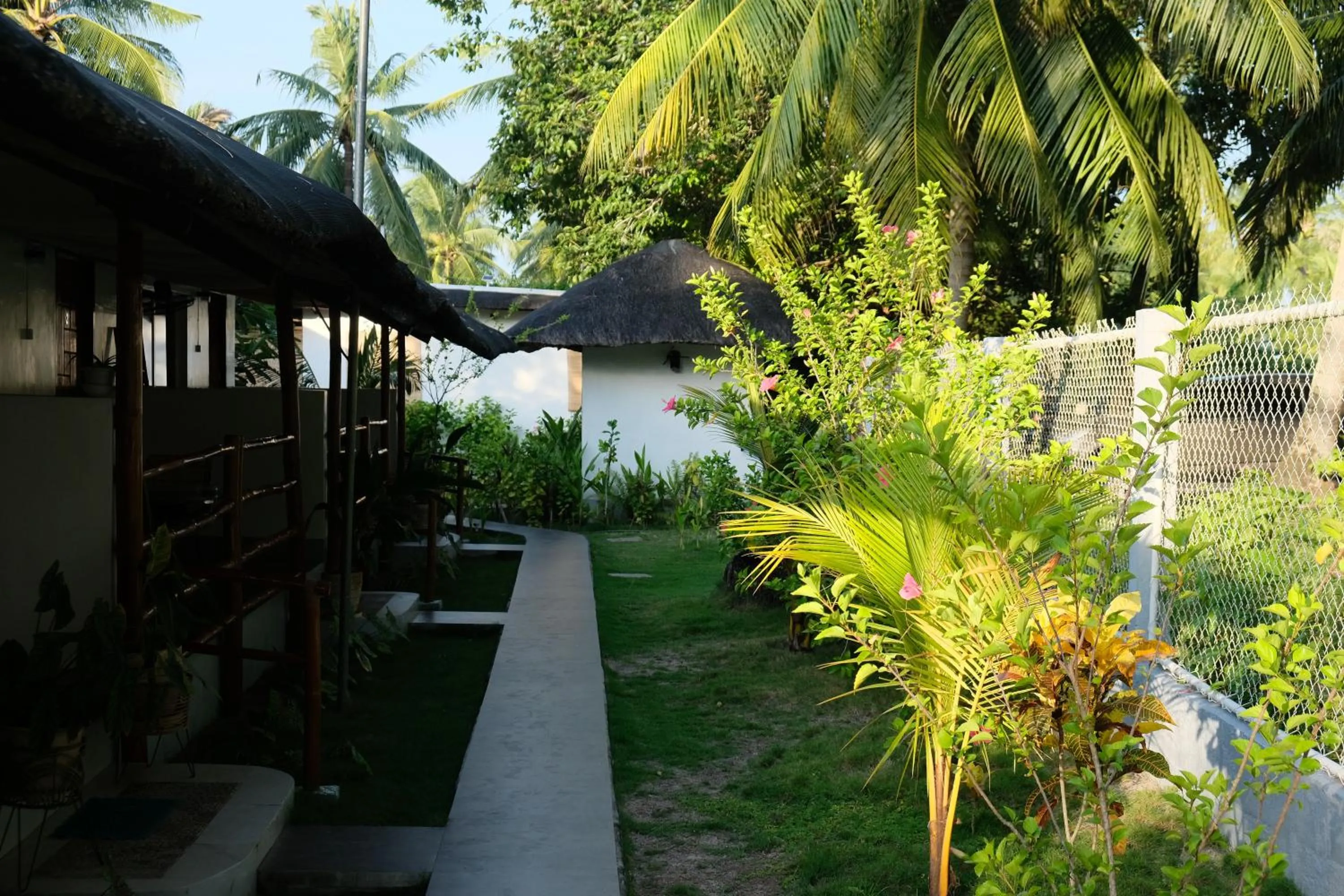 Garden in Skott's Comfy Lodge