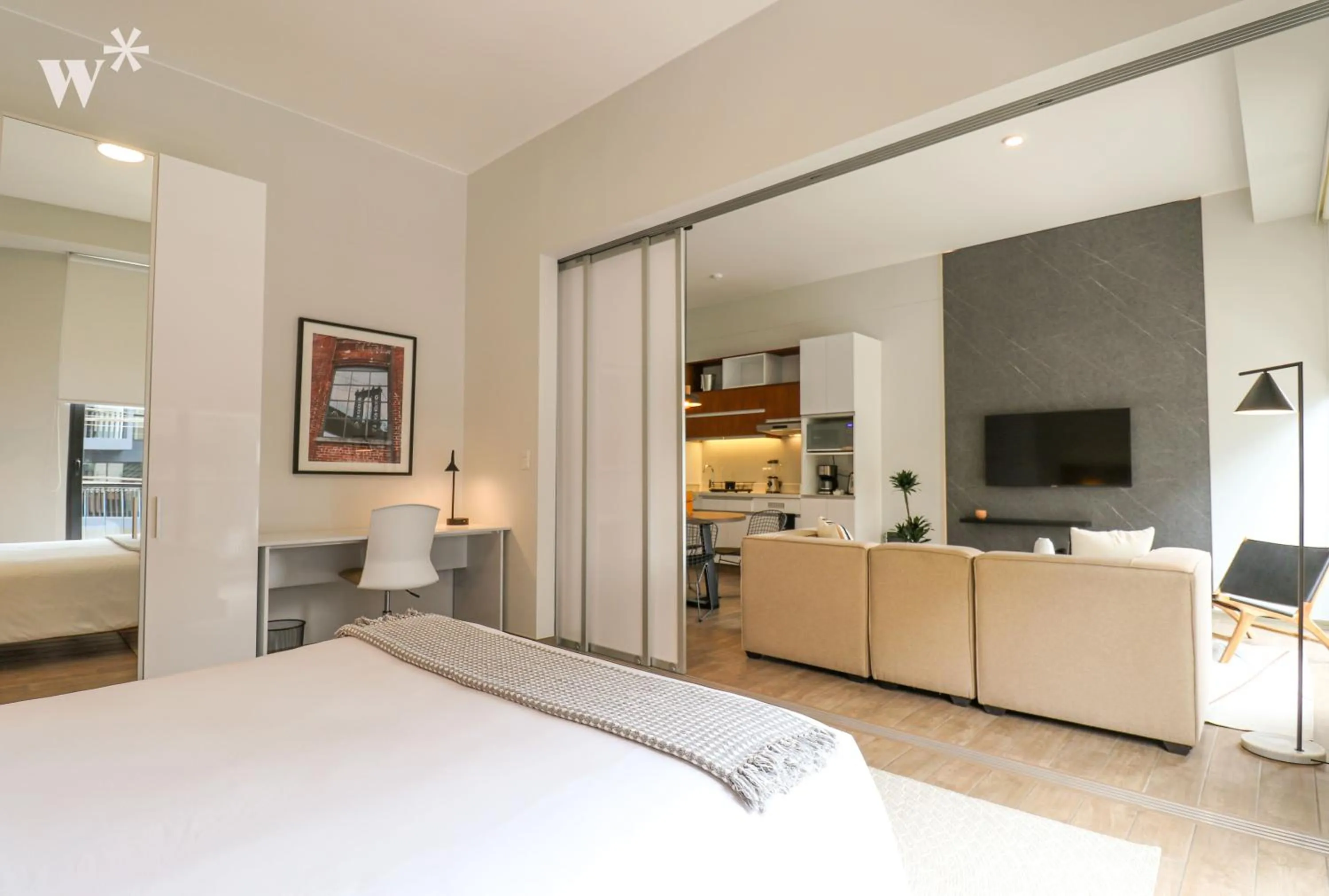 Bedroom, Bed in Wynwood Berlin in Miraflores